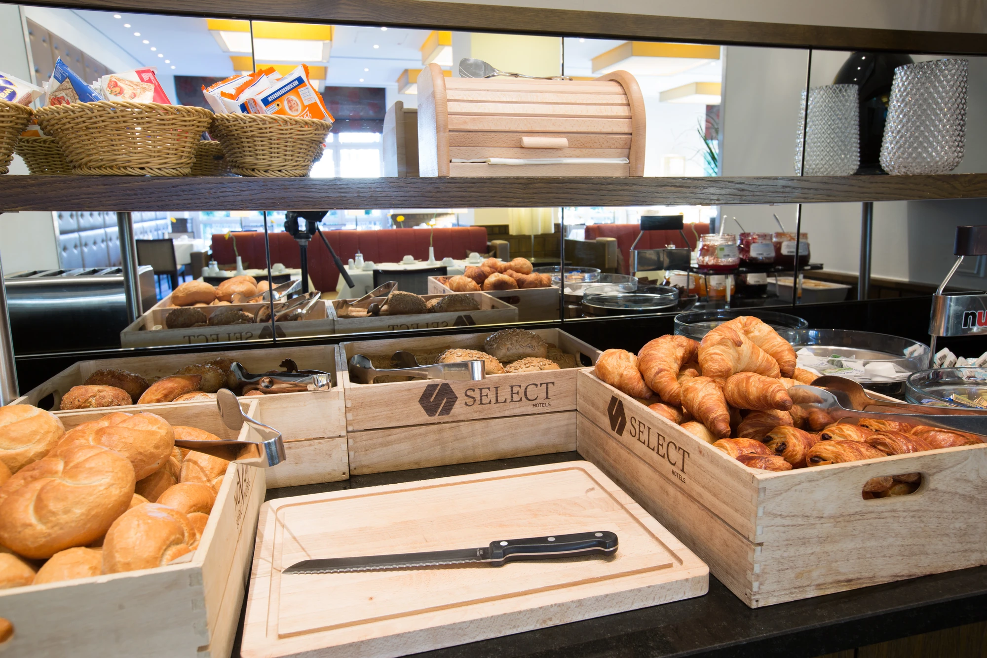 Frühstücksbuffet im Select Hotel Handelshof Essen