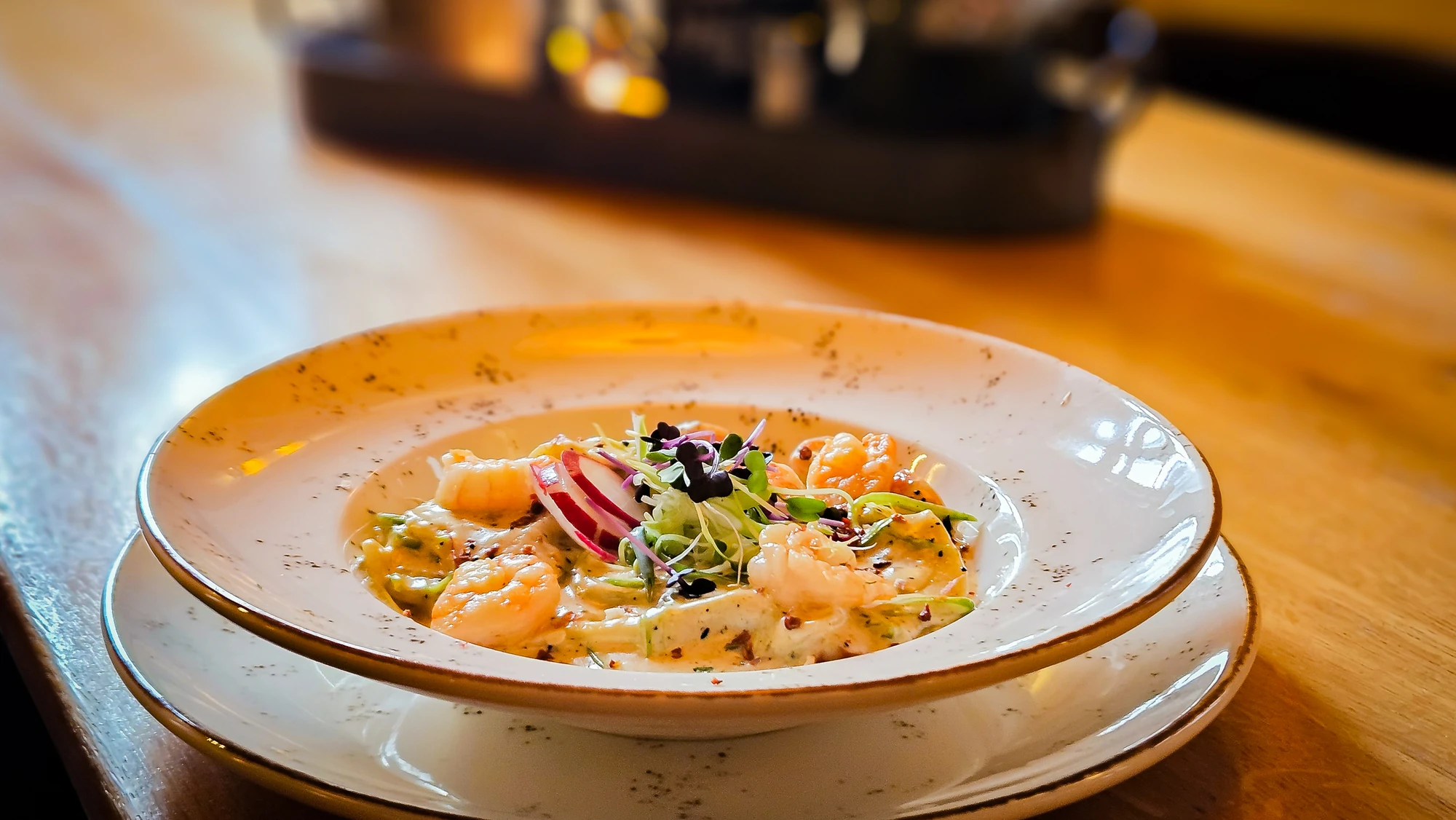 Watzdorfer Geleitschenke - köstliche Speise mit Meeresfrüchten