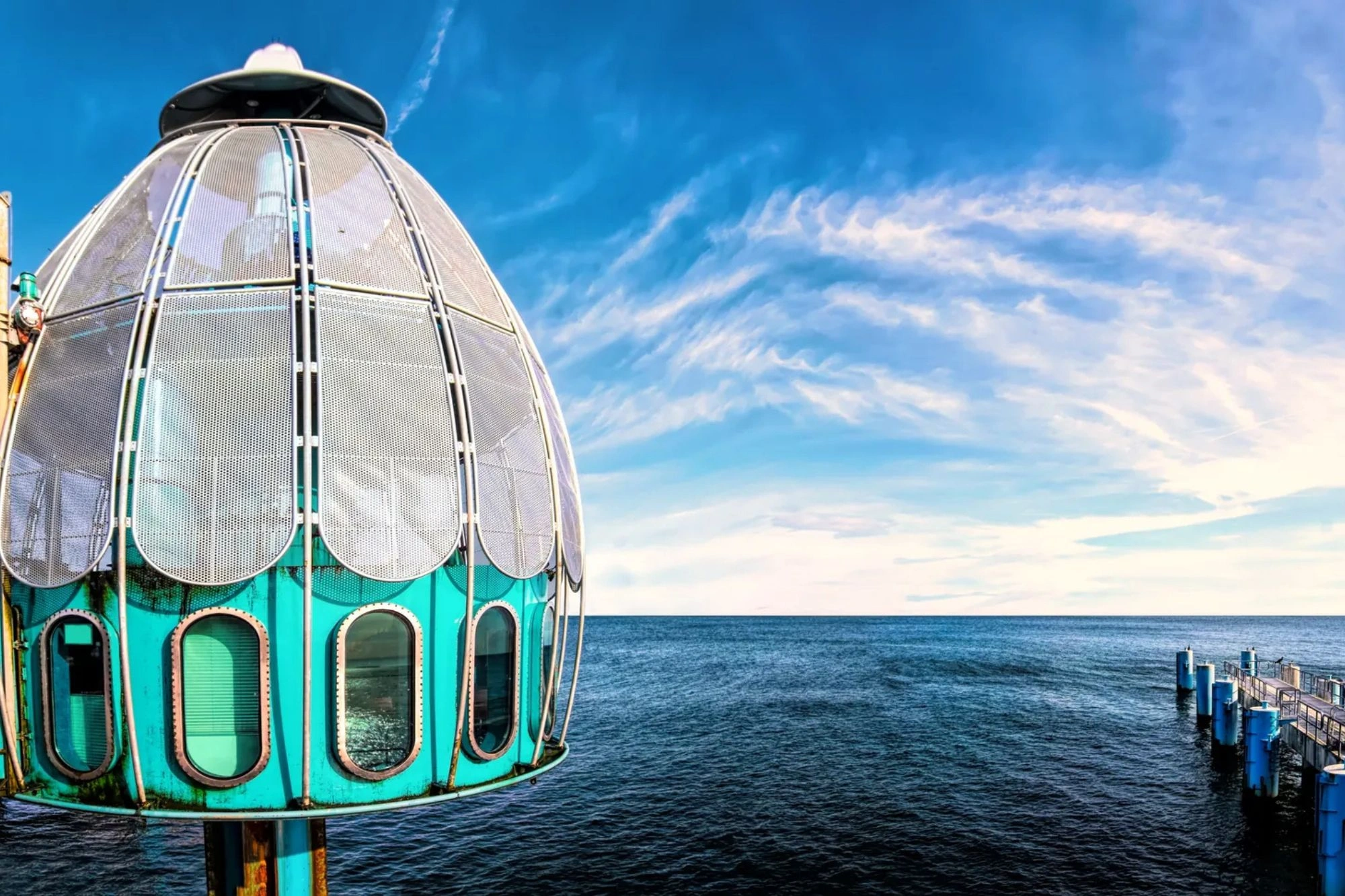 Tauchfahrstuhl in Sellin auf Rügen