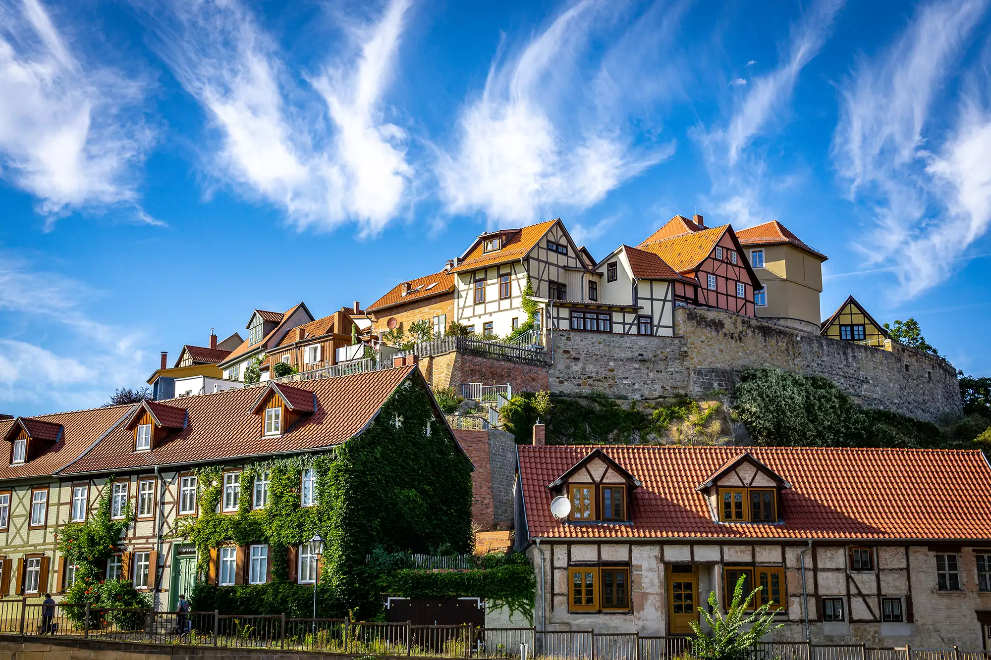 Stadtansicht aus Quedlinburg