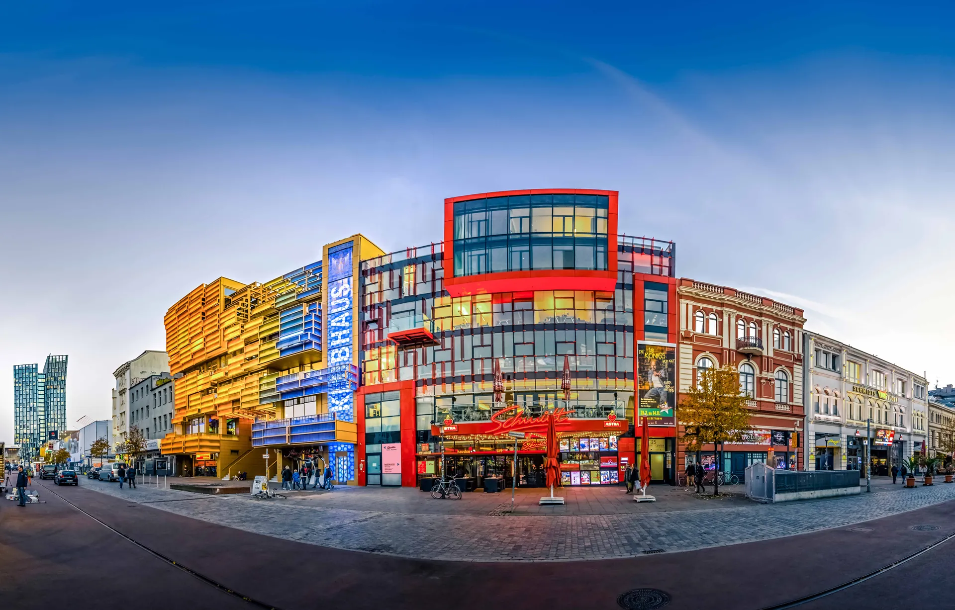 Schmidt Theater in der Außenansicht (Schmidt Theater, Schmidtchen und Schmidts Tivoli)