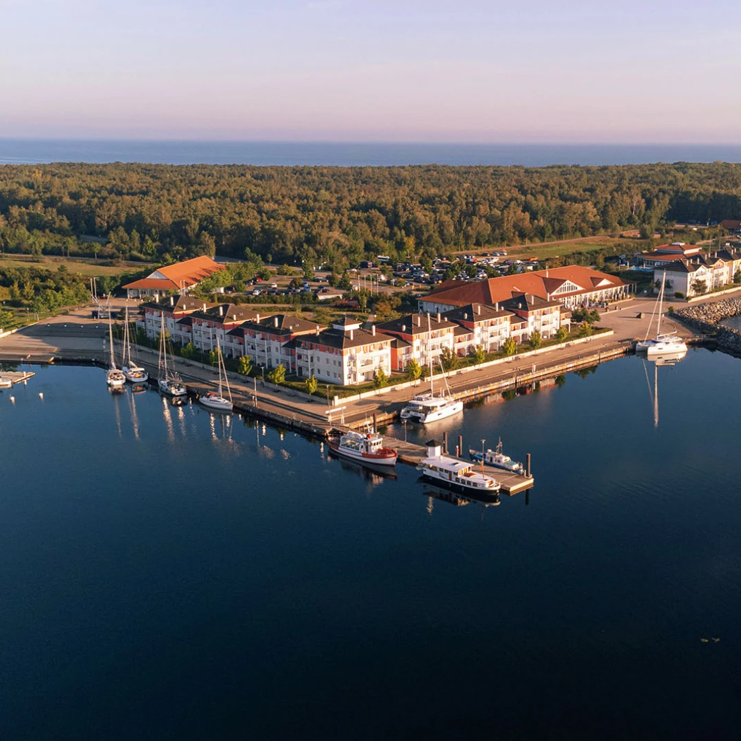 Beech Boltenhagen Panoramasicht von Drohne aufgenommen