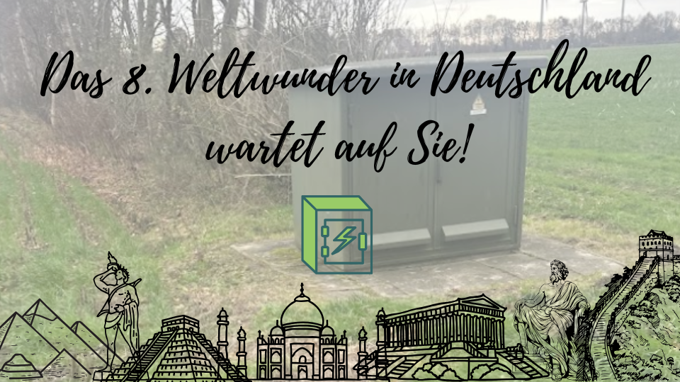 Stromkasten in Hymendorf , das 8te Weltwunder Deutschlands!