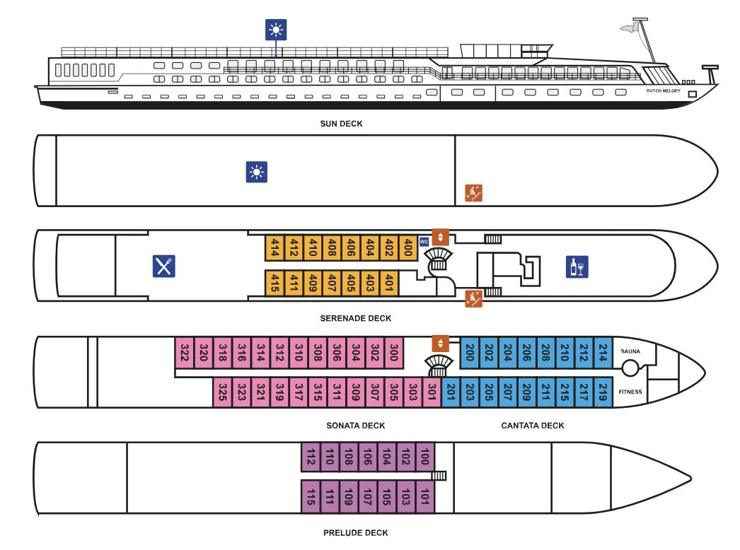 Deckplan MS Dutch Melody.opti