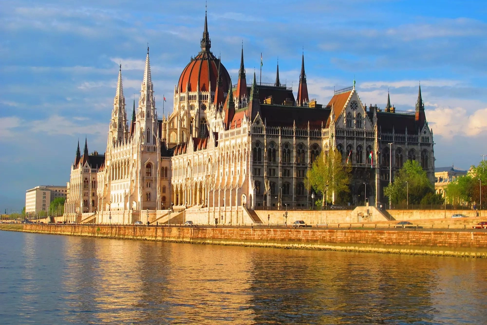 Parlament in der Stadt Budapest
