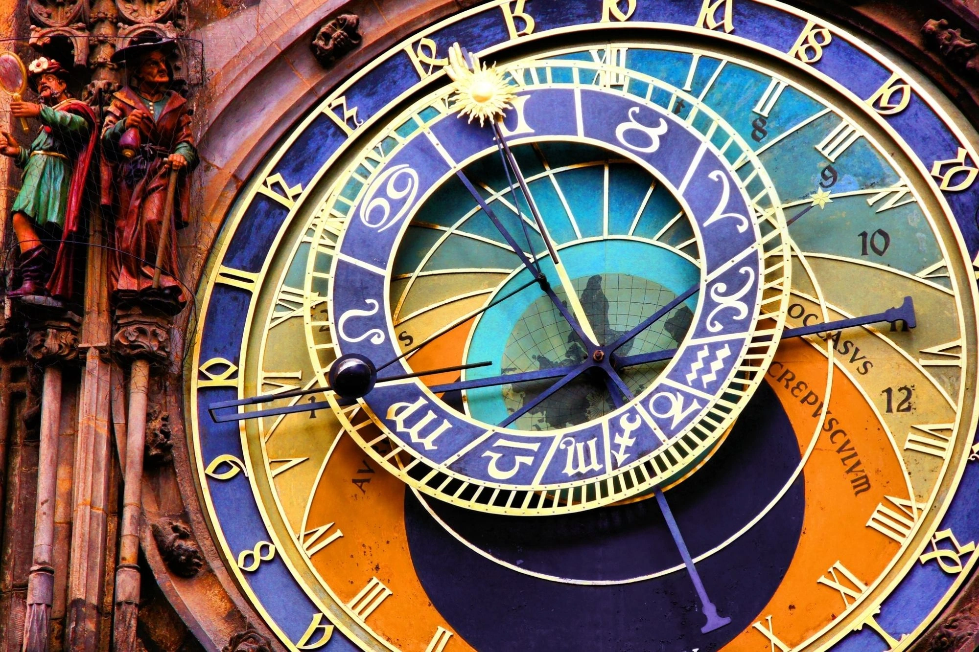 Astronomische Uhr Orloj auf dem Altstädter Ring in Prag