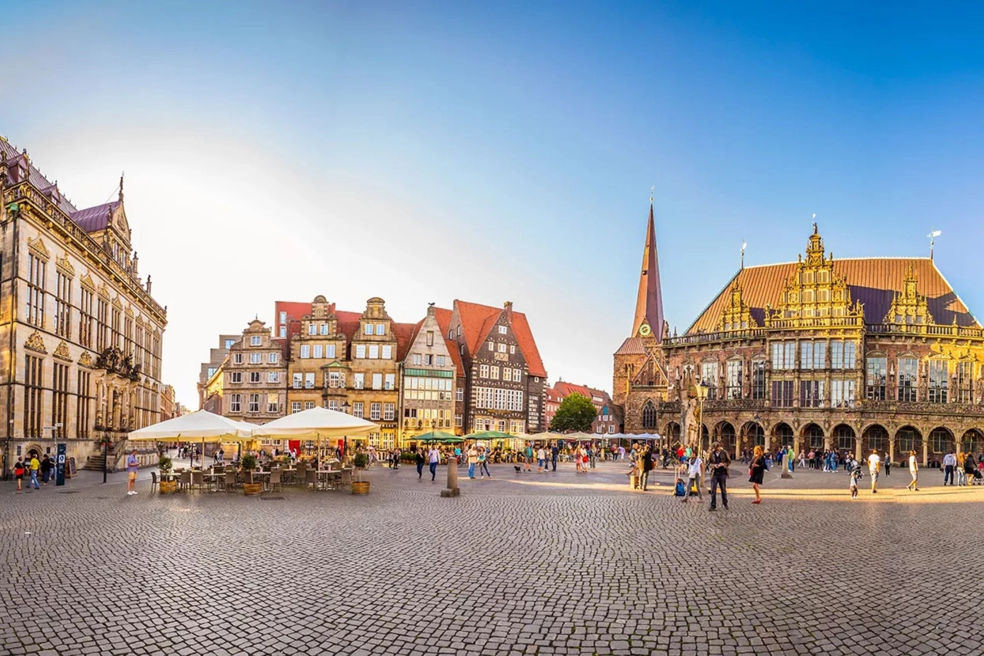 Marktplatz in der Stadt Bremen