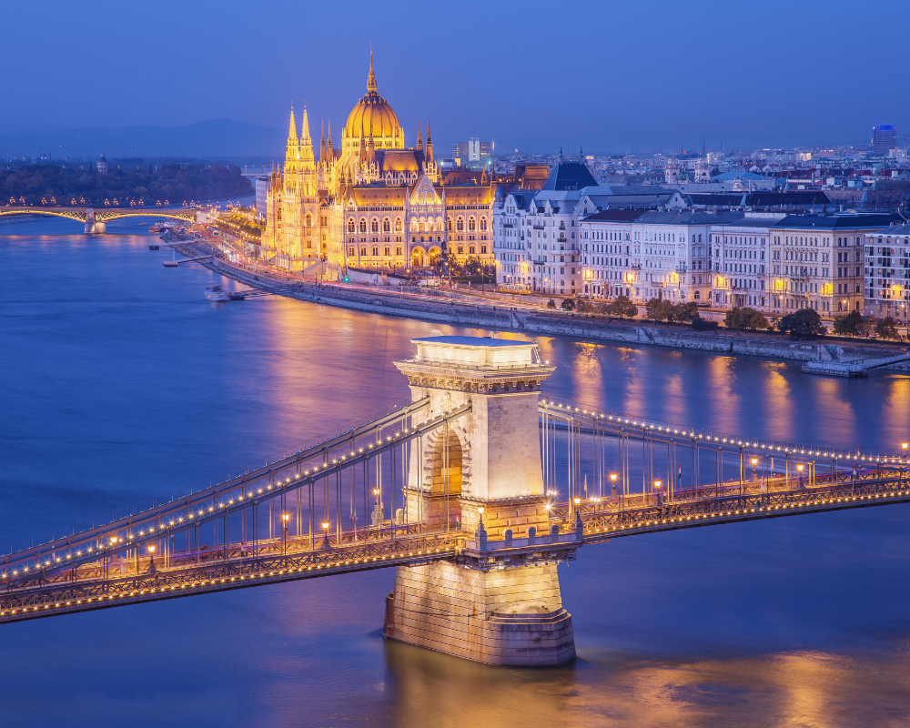 Budapest in Abendstimmung