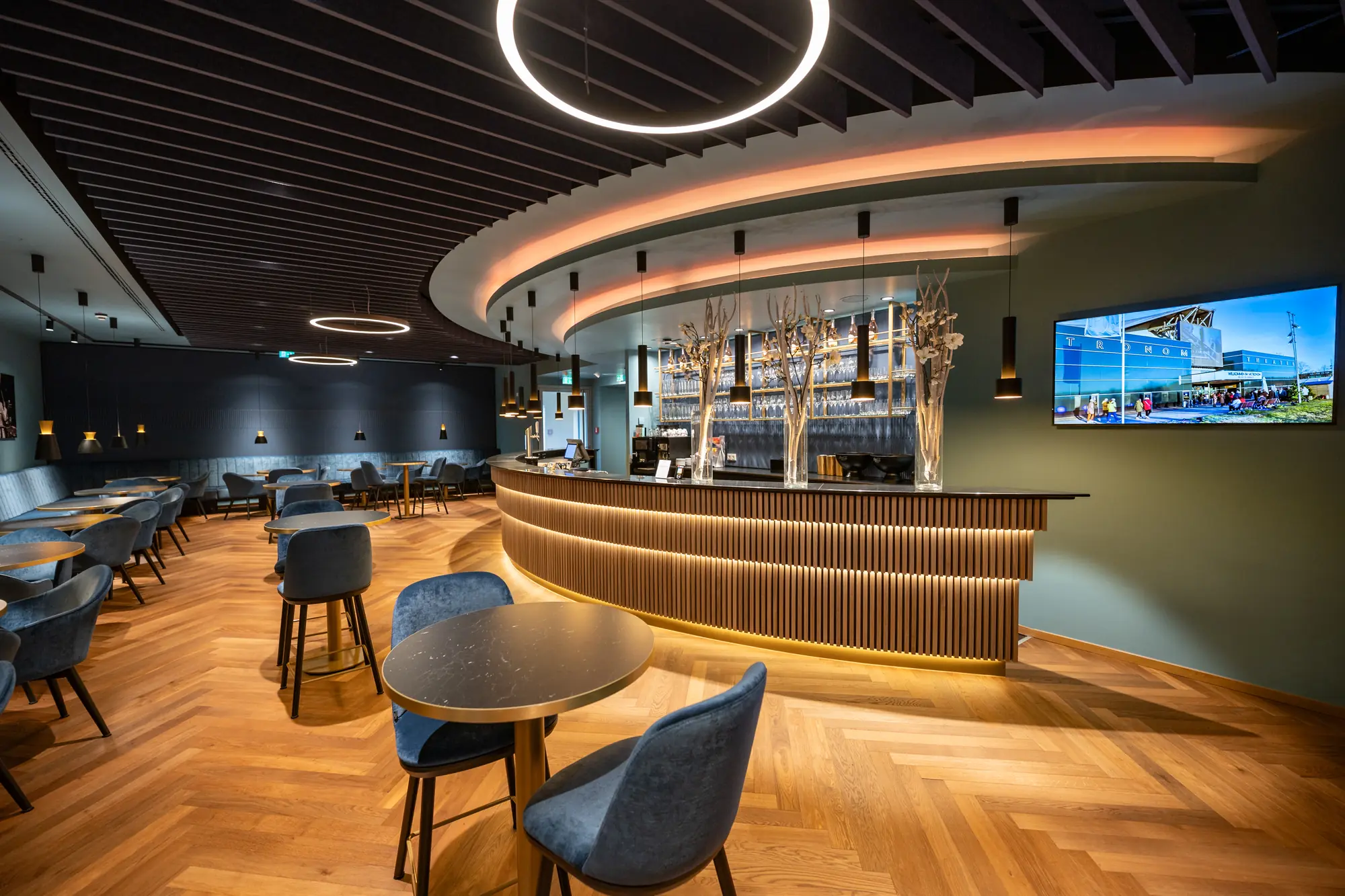 Blick in die Diamond Lounge des Theaters