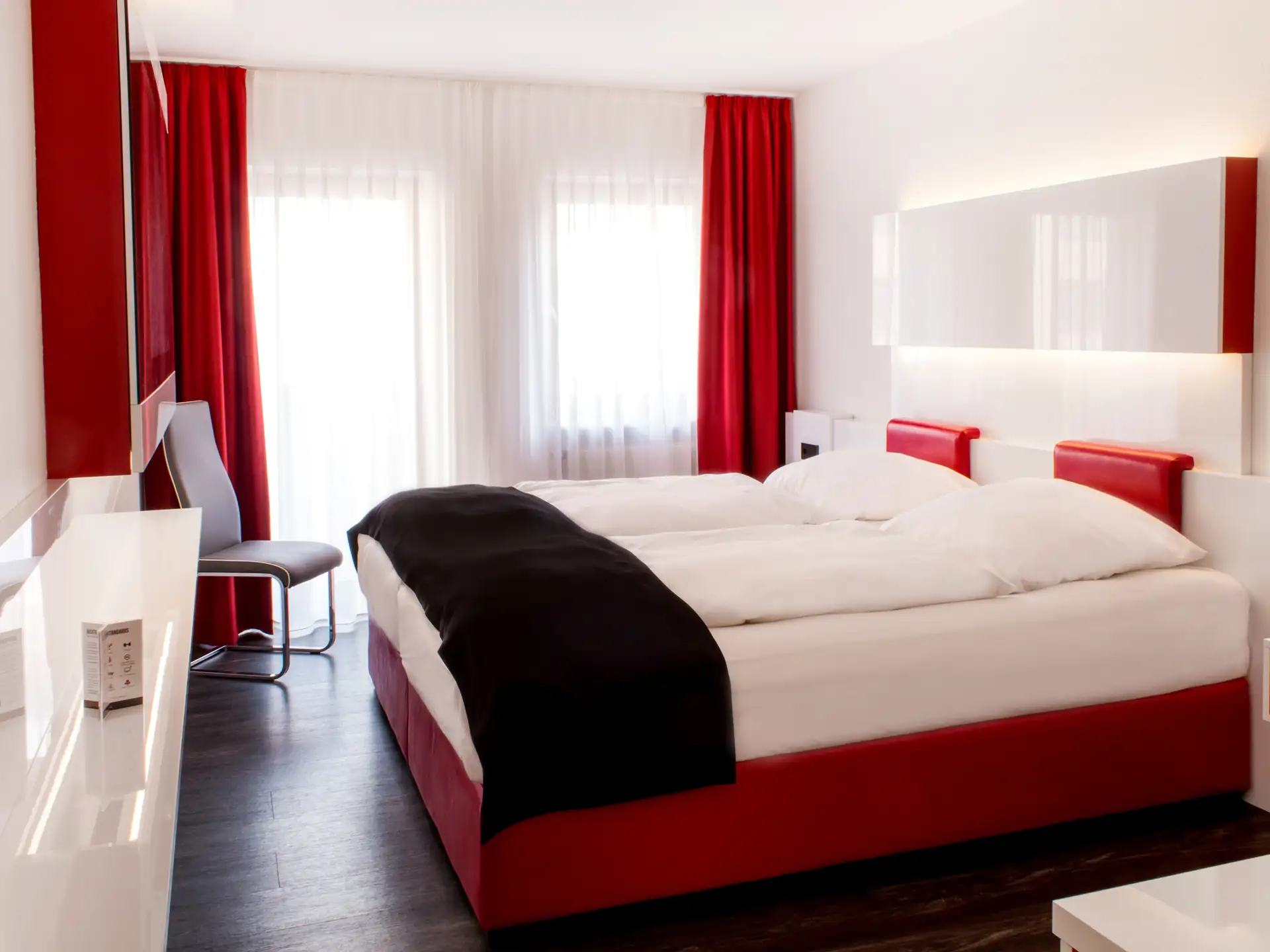 Doppelzimmer im Hotel Dormero Passau, ein Beispielhotel für die Radreise Passau-Wien