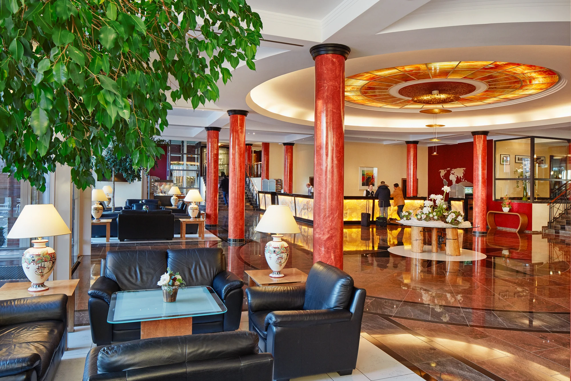 Dorint-Parkhotel-Herrenkrug-Magdeburg-Lobby
