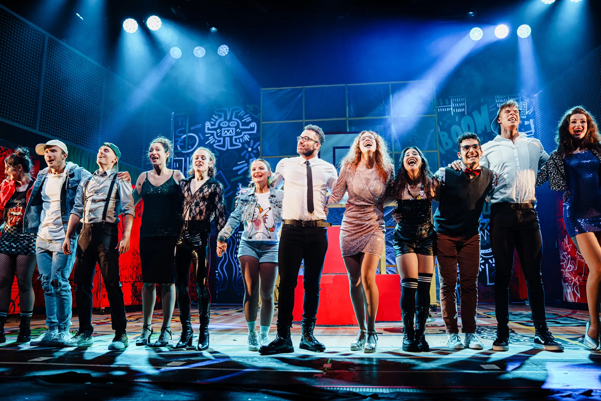 Fack Ju Göhte - Fröhliche Menschen in eine Reihe