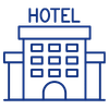 Hotel Icon _ blau