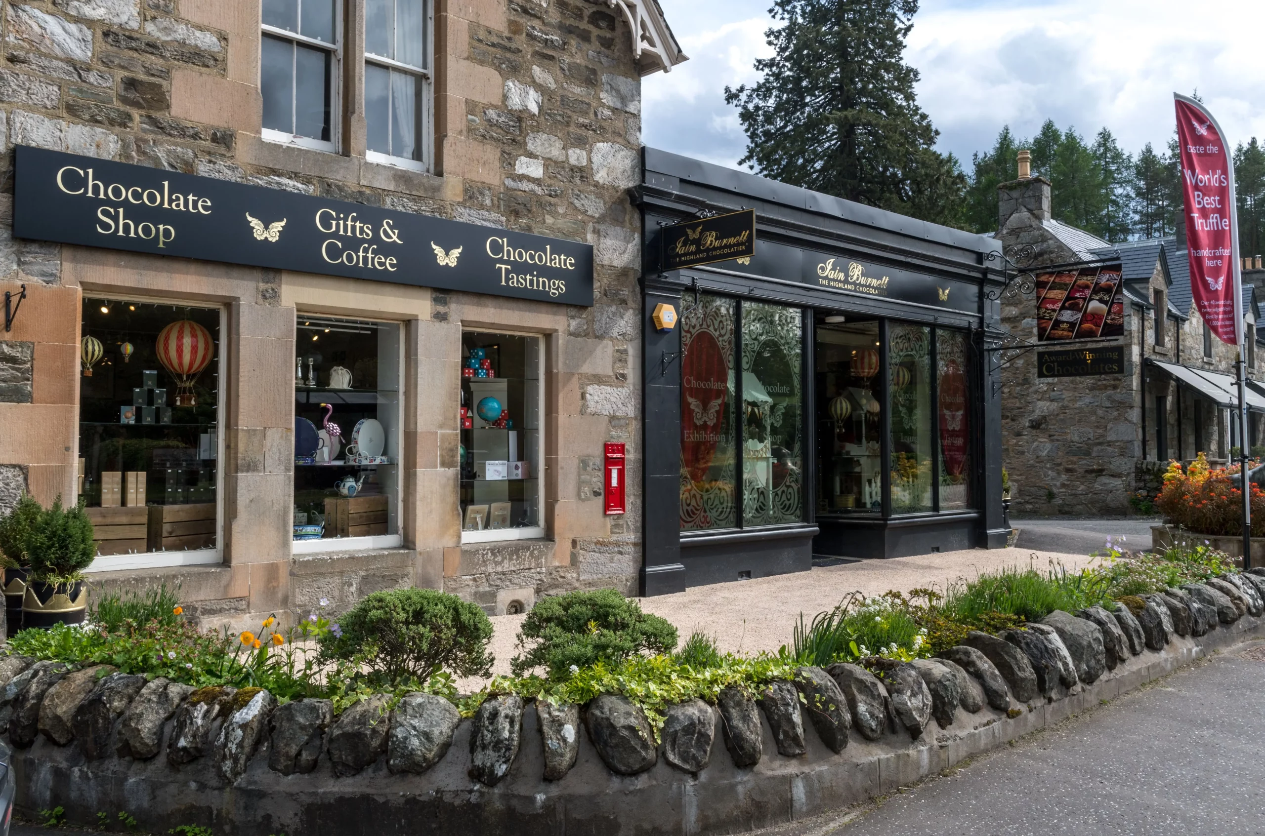 Iain Burnett Highland Chocolatier Shop Außenansicht