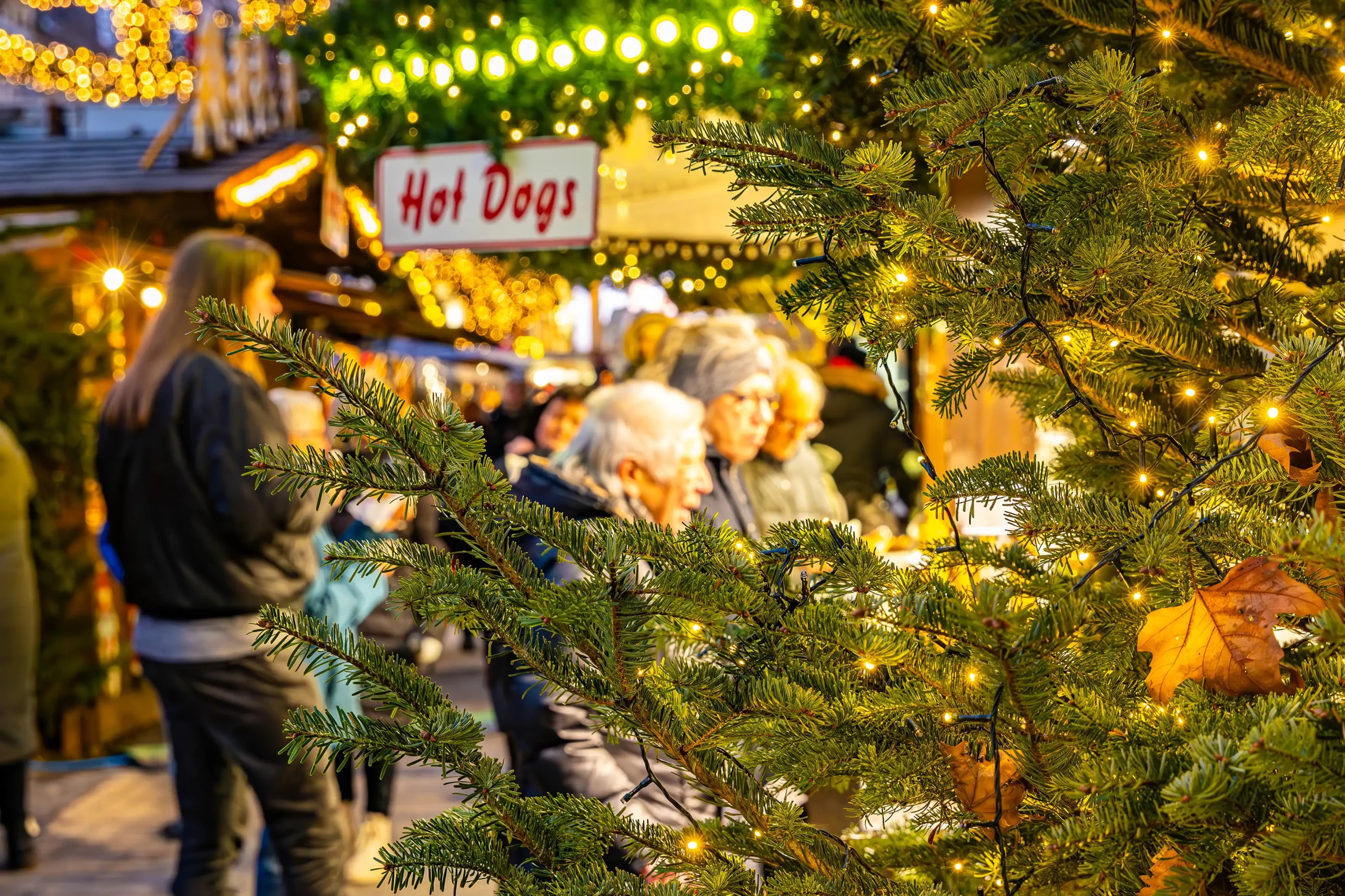Imbissbuden der Weihnachtsstadt Dortmund