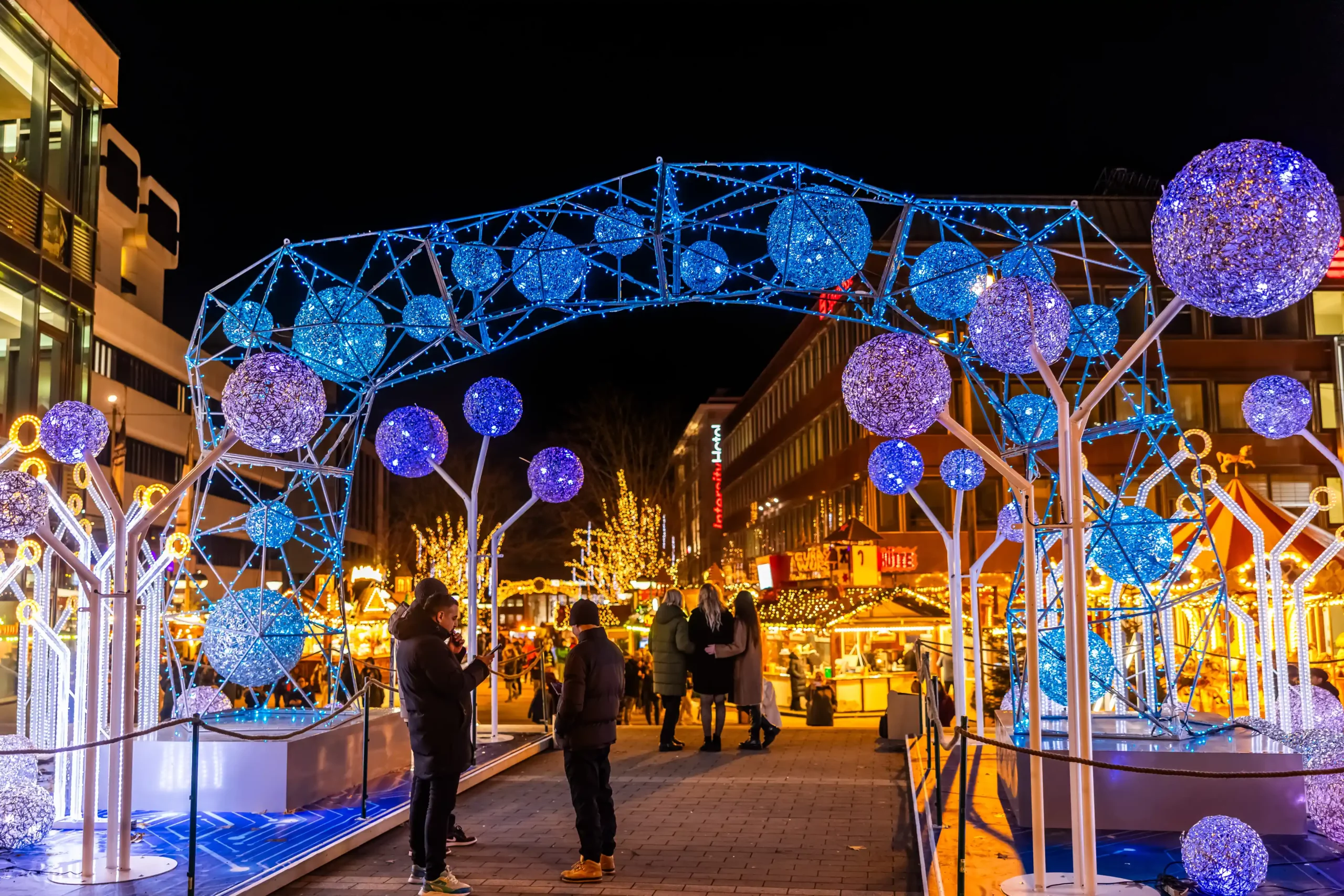 Impressionen von der dortmunder Weihnachtssadt Eingang