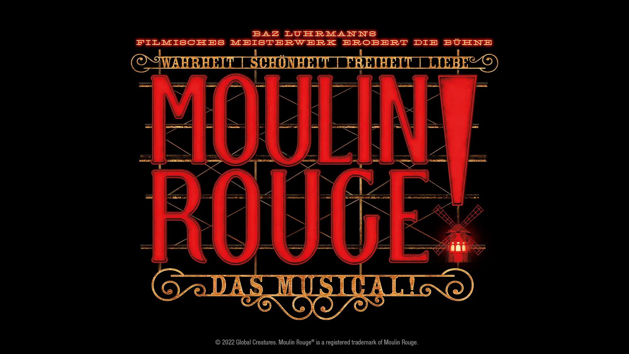 Moulin Rouge in Köln - Musical Logo