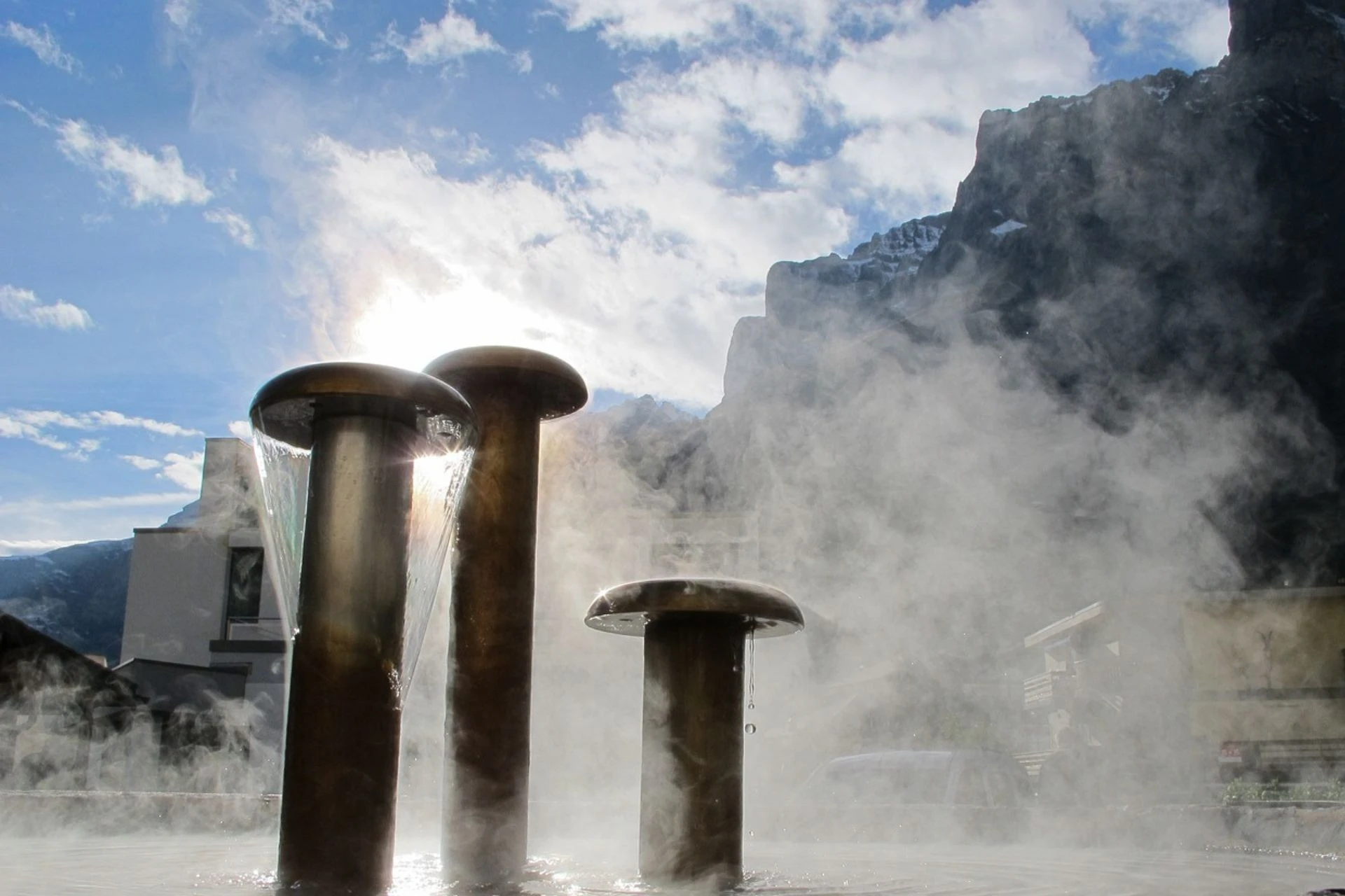 Thermalquellen in Leukerbad