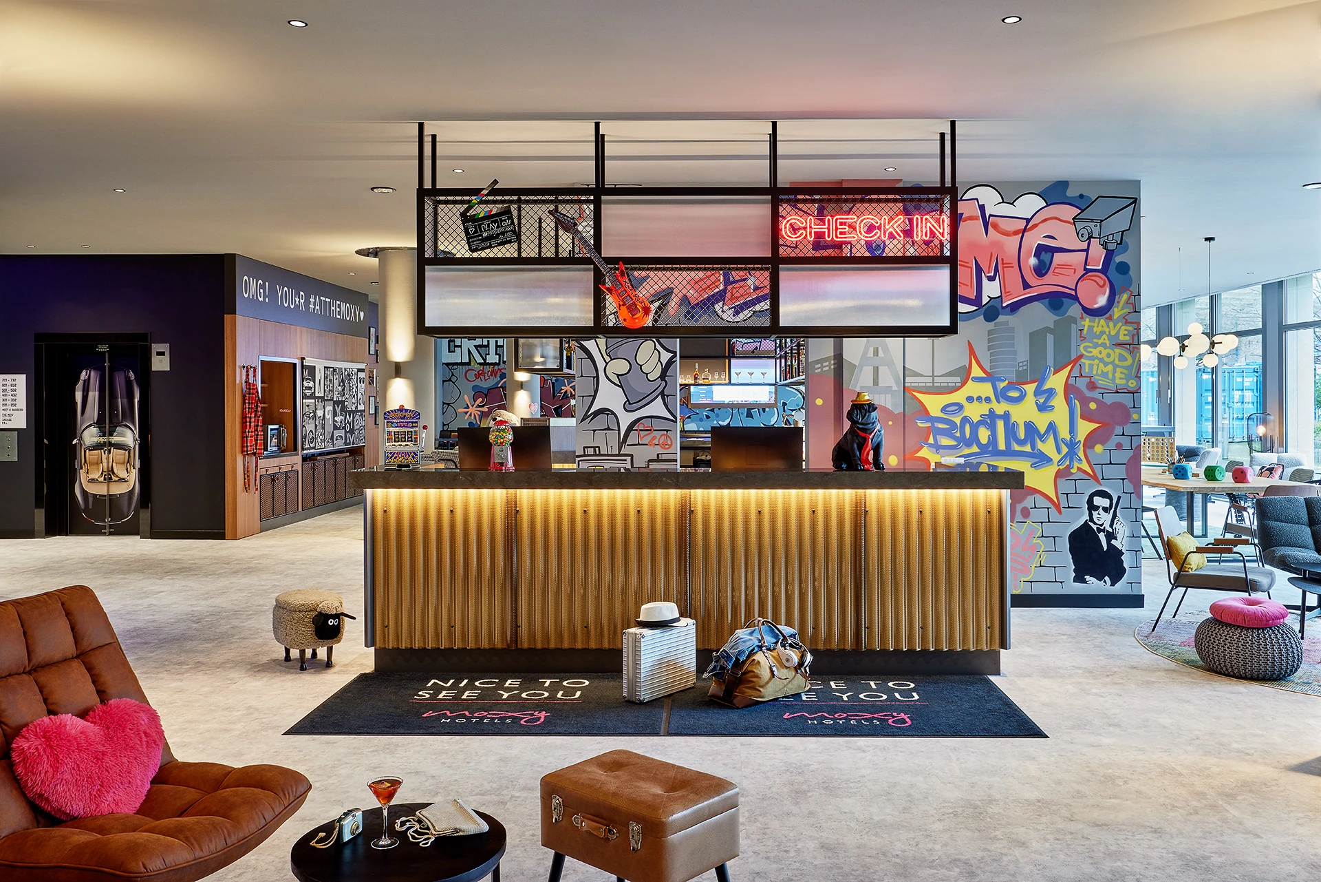 Moxy Hotel Bochum Rezeption