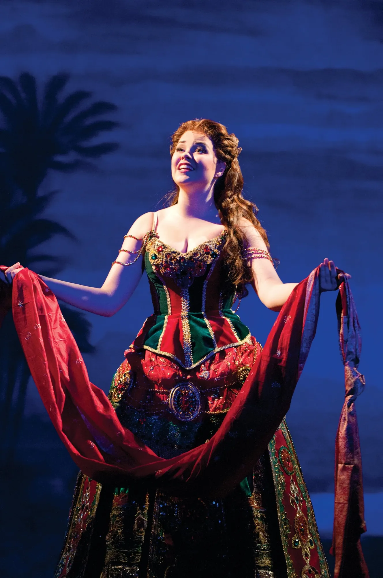 Phantom der Oper - Christine im wunderschönen Kleid