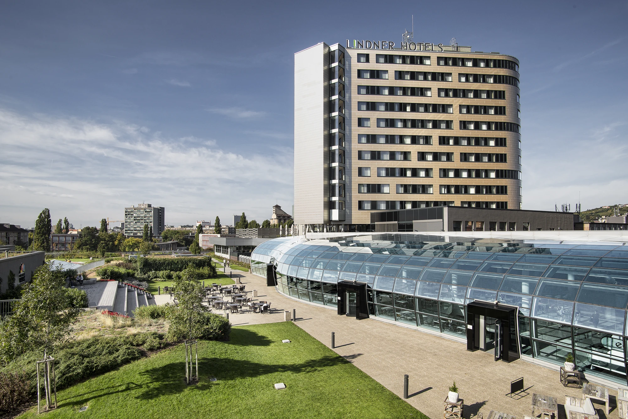 Lindner Hotel in Bratislava Außenansicht