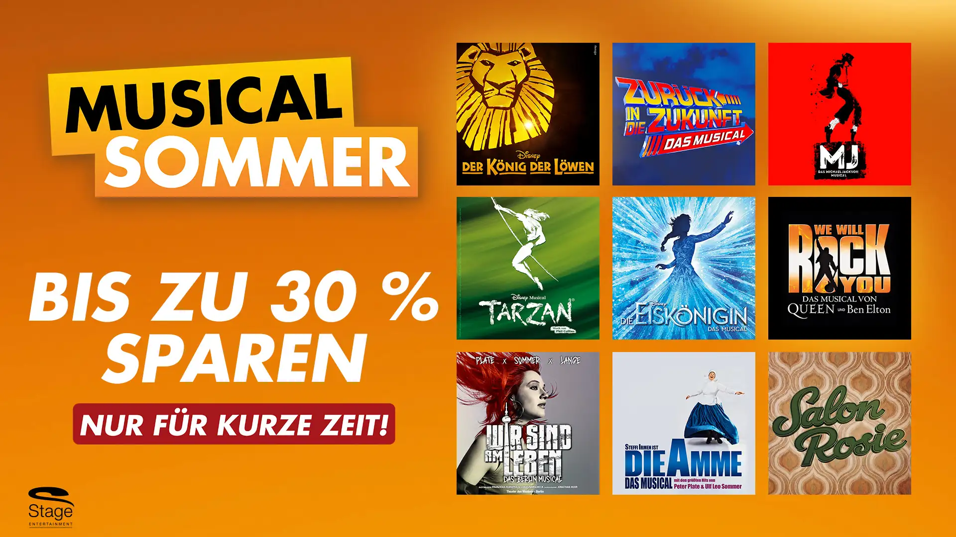 Stage Sommerspecial spare bis zu 30%