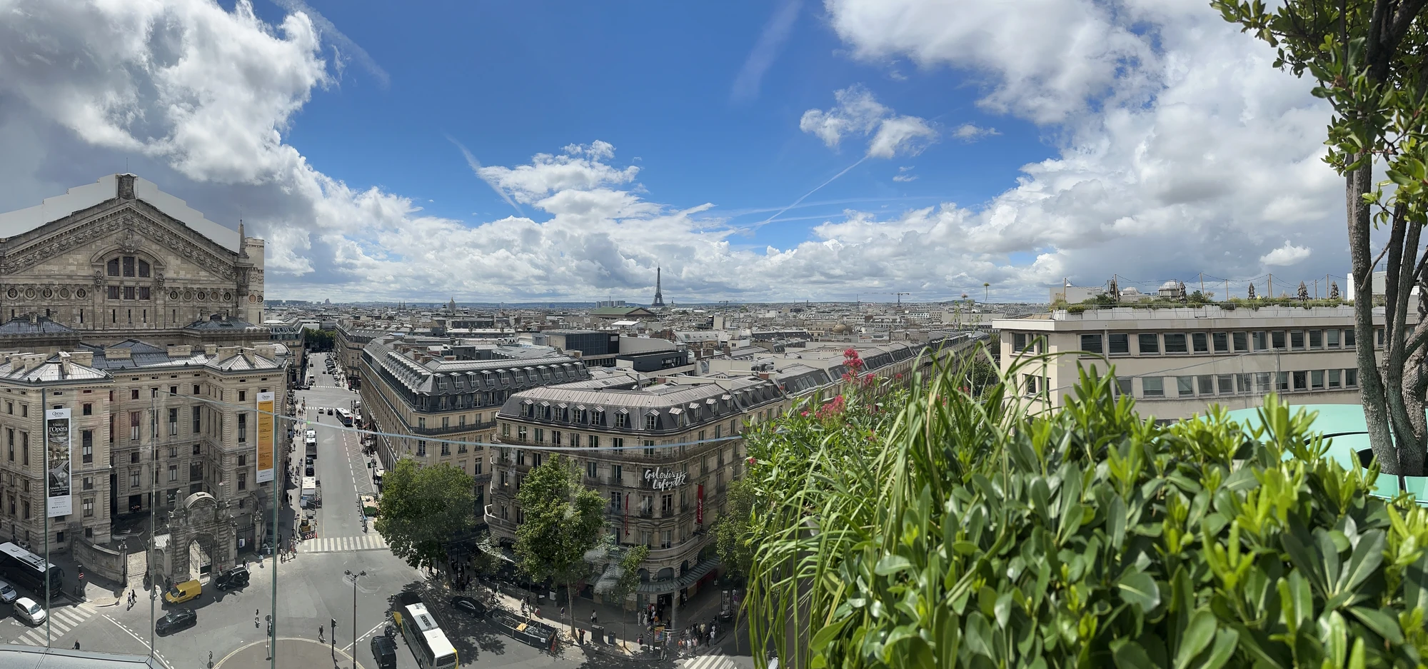 Sehenswürdigkeiten Paris Galeries Lafayette Panorama Aussicht