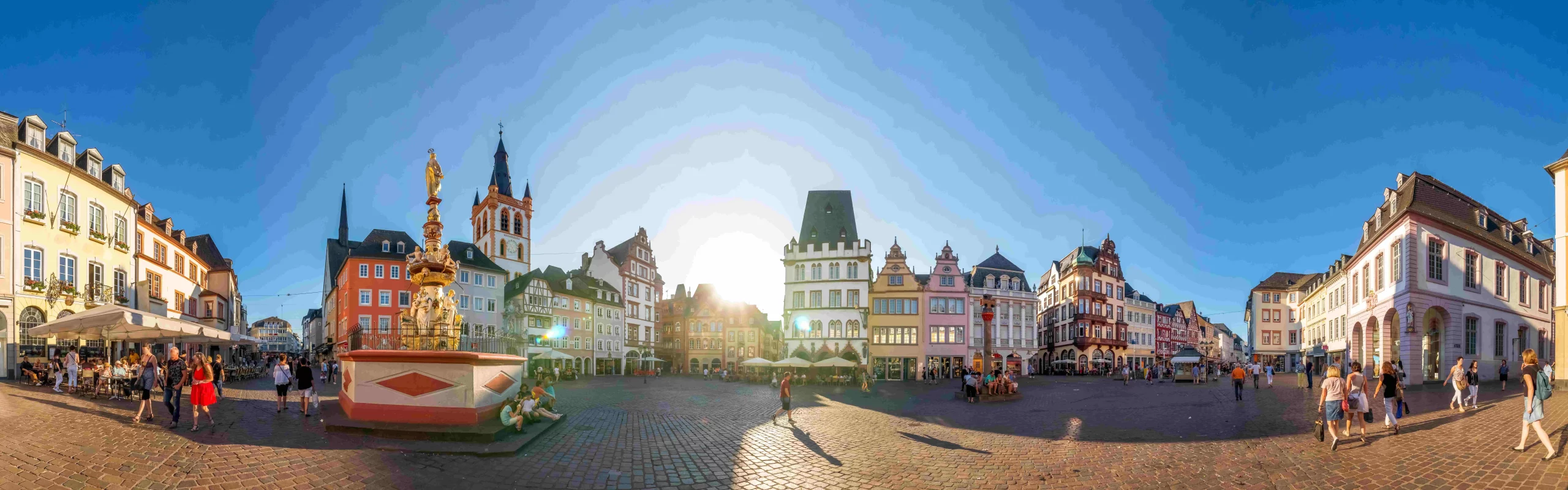 En Hauptmarkt in Trier!