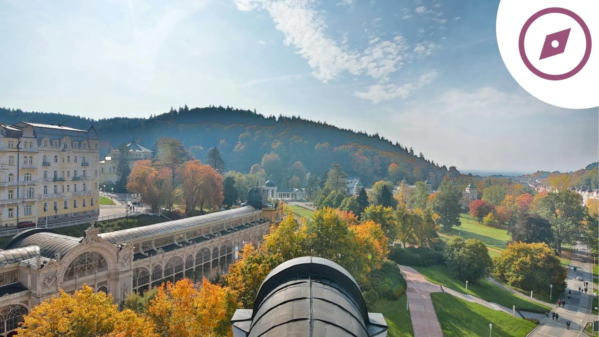 Wellness Hotel Belvedere Marienbad Außenansicht