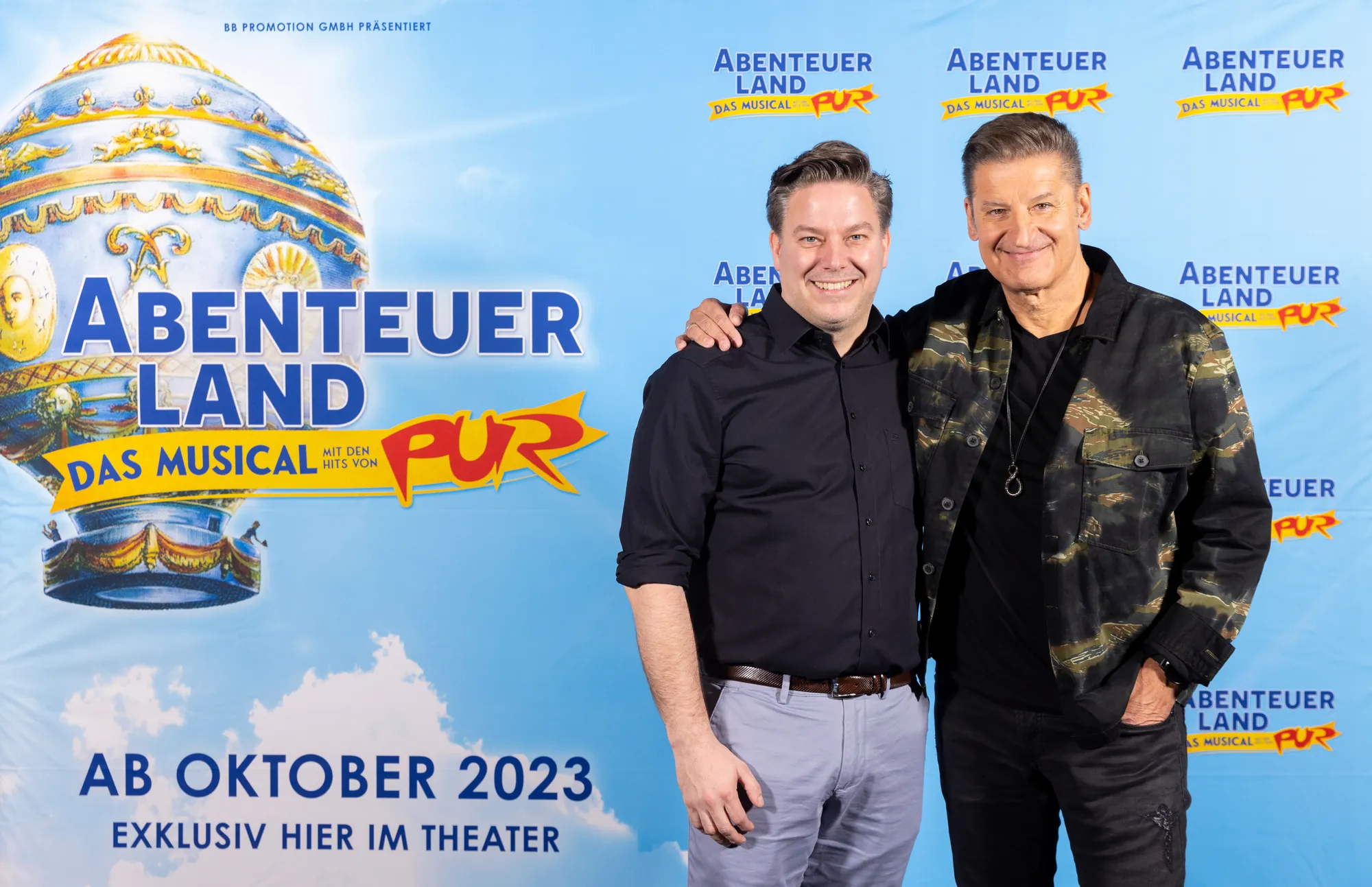 Abenteuerland PUR Musical Pressekonferenz: Martin Flohr und Hartmut Engler