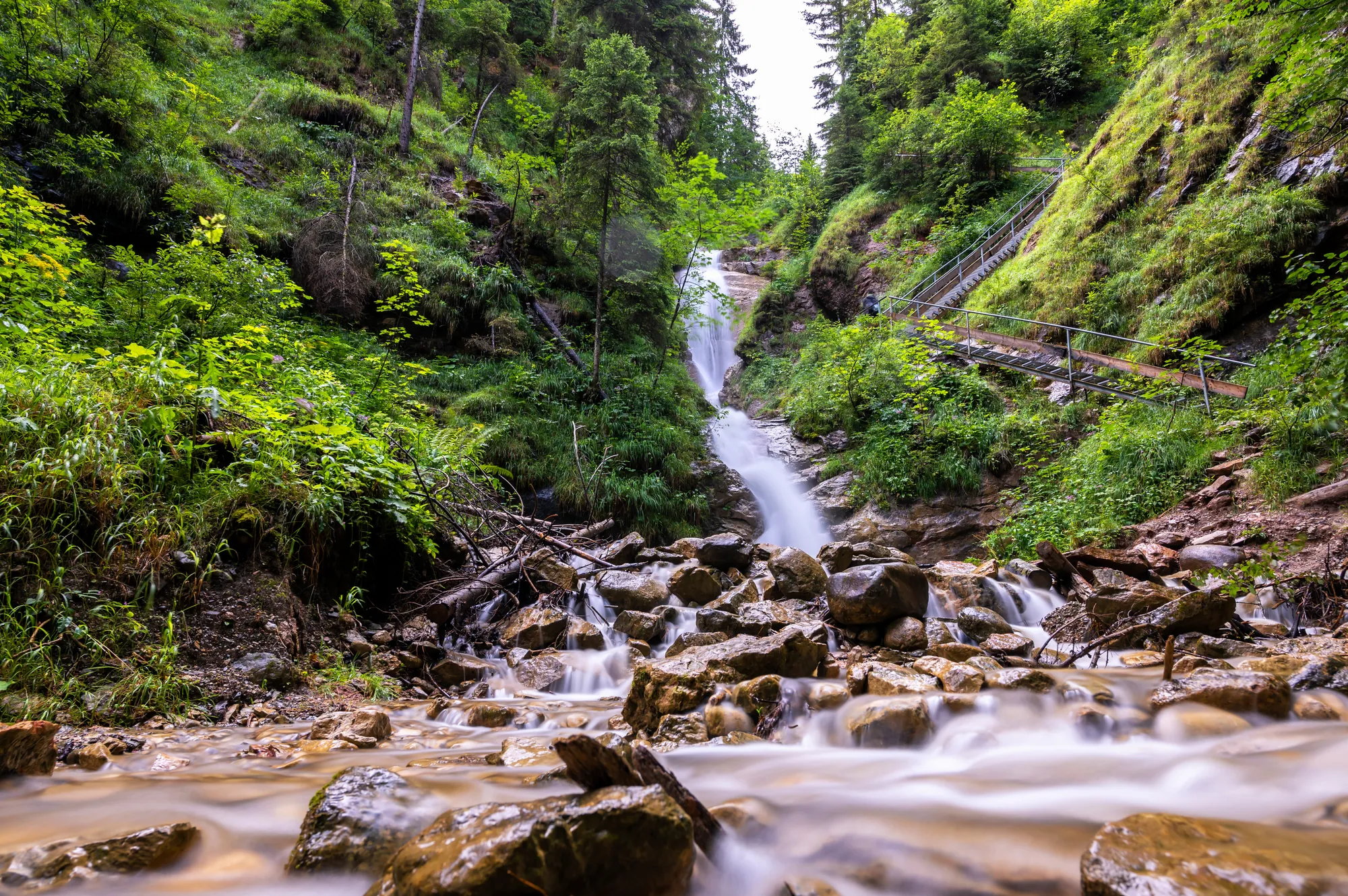 Nesselwander Wasserfall im Allgäu