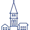 Altstadt Icon in Dunkelblau