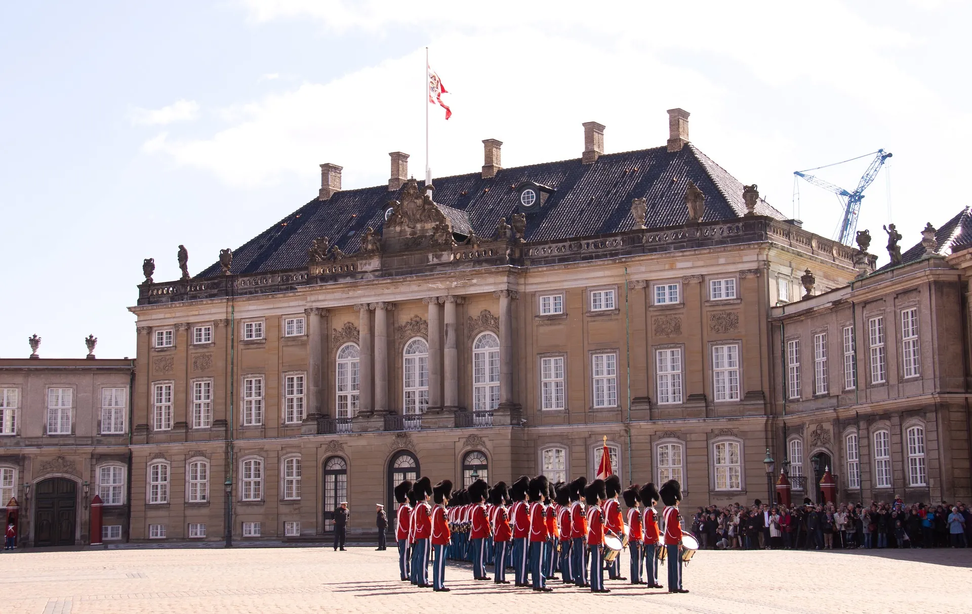 Wachen vor Schloss Amalienborg