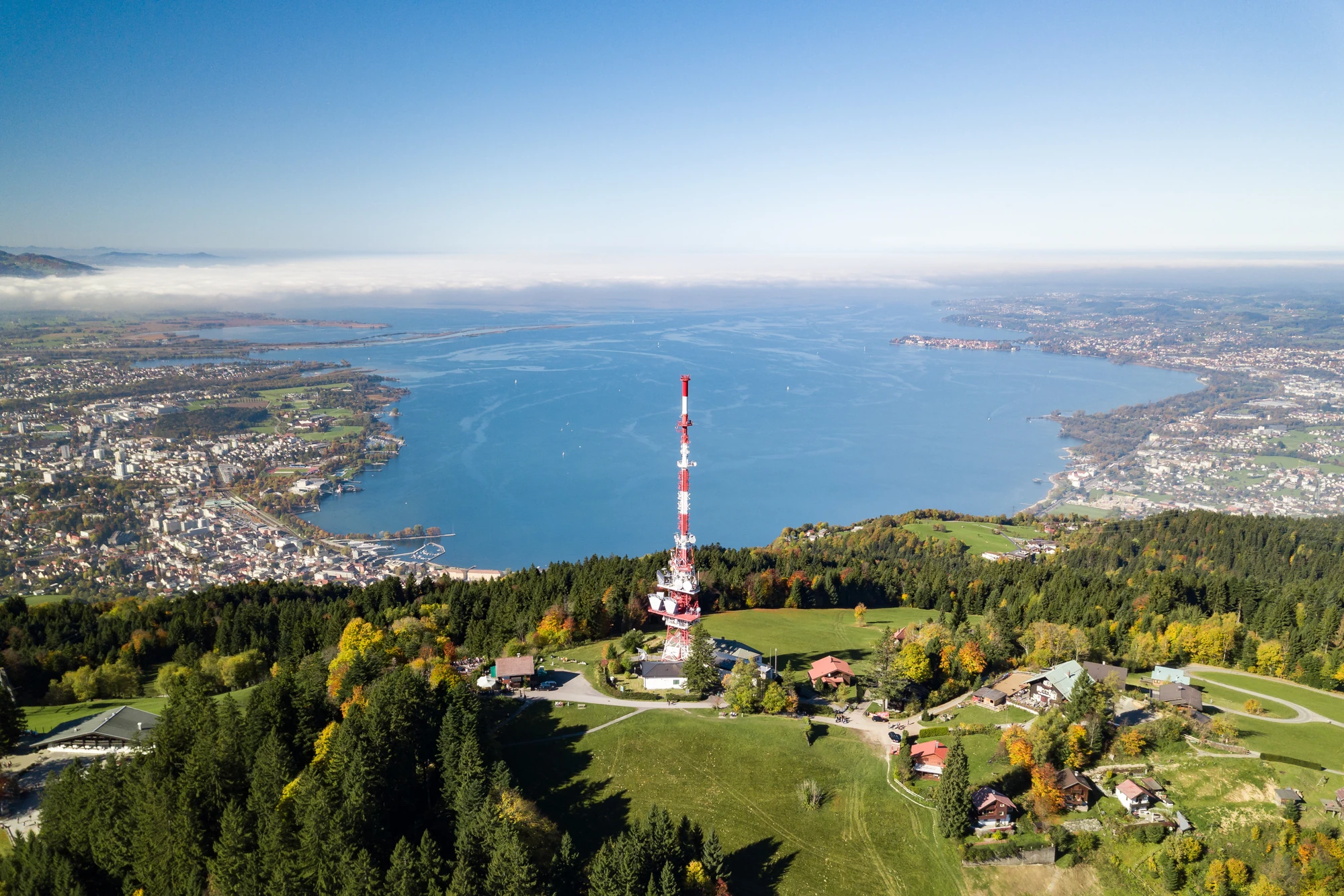 Aktivreise Wanderurlaub Bodensee Blick vom Pfänder auf den Bodensee - aovo