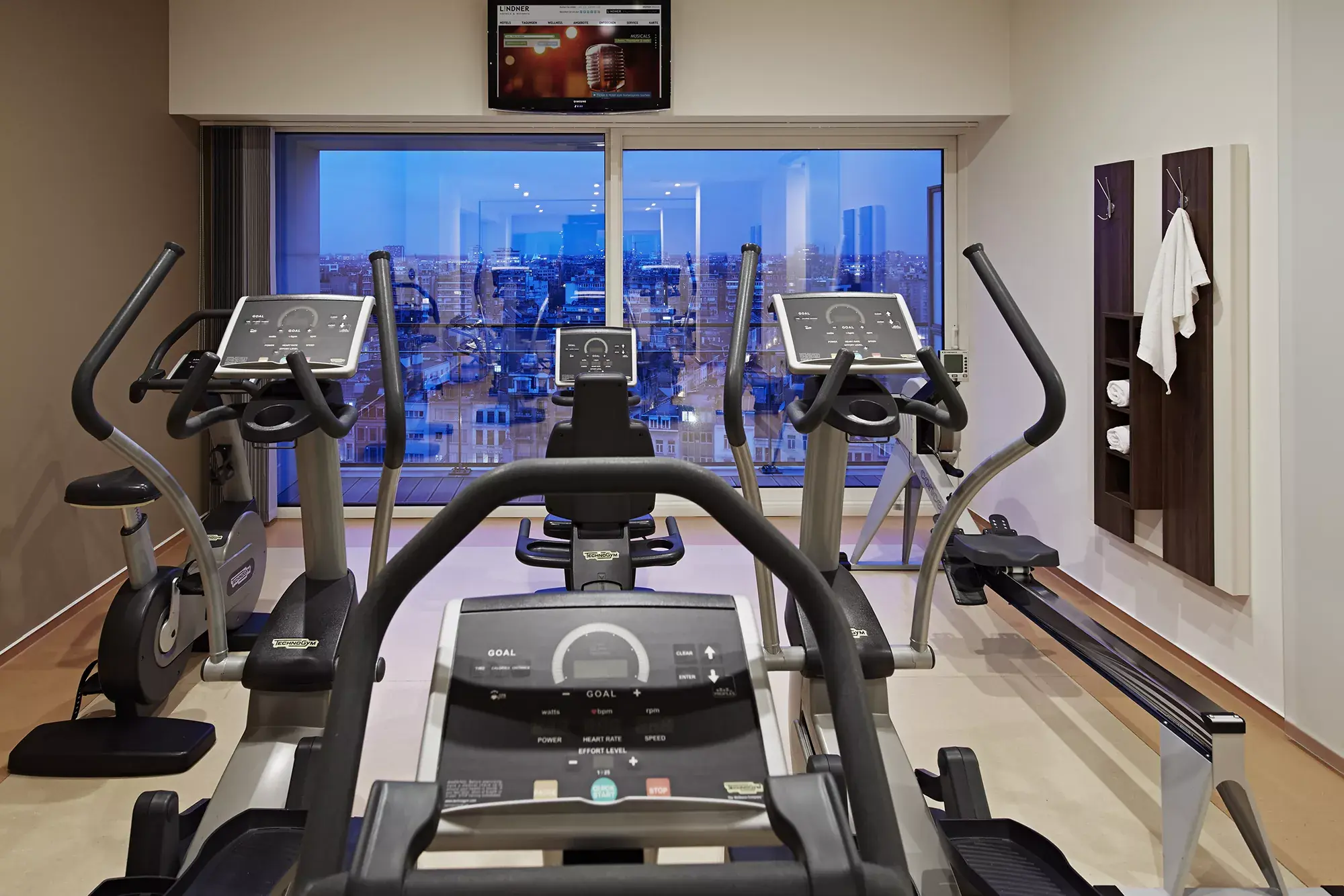 Fitnessbereich, Lindner WTC Hotel & City Lounge Antwerp