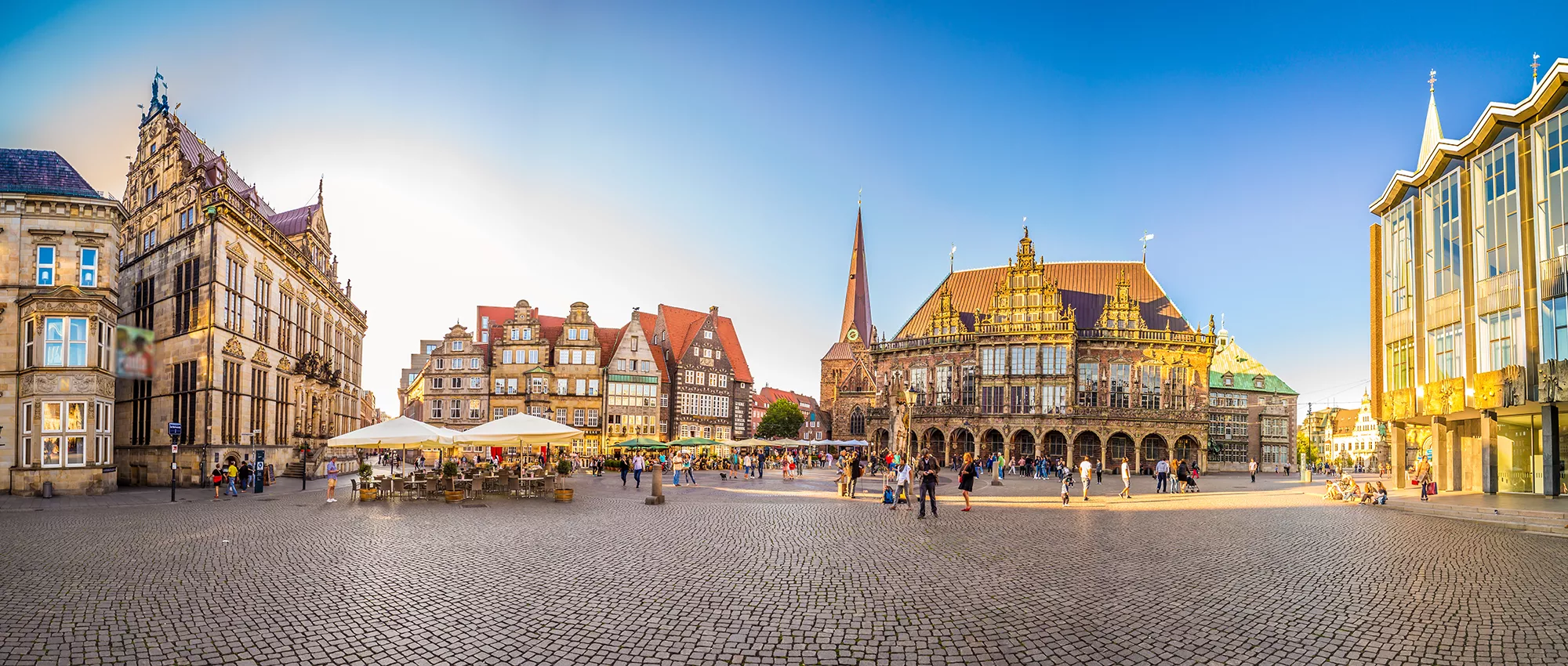Marktplatz in der Stadt Bremen
