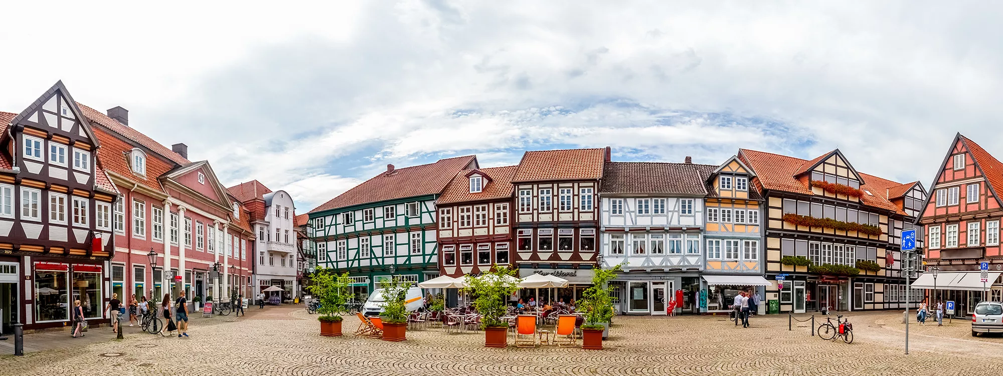 Innenstadt von Celle und Fachwerkensemble