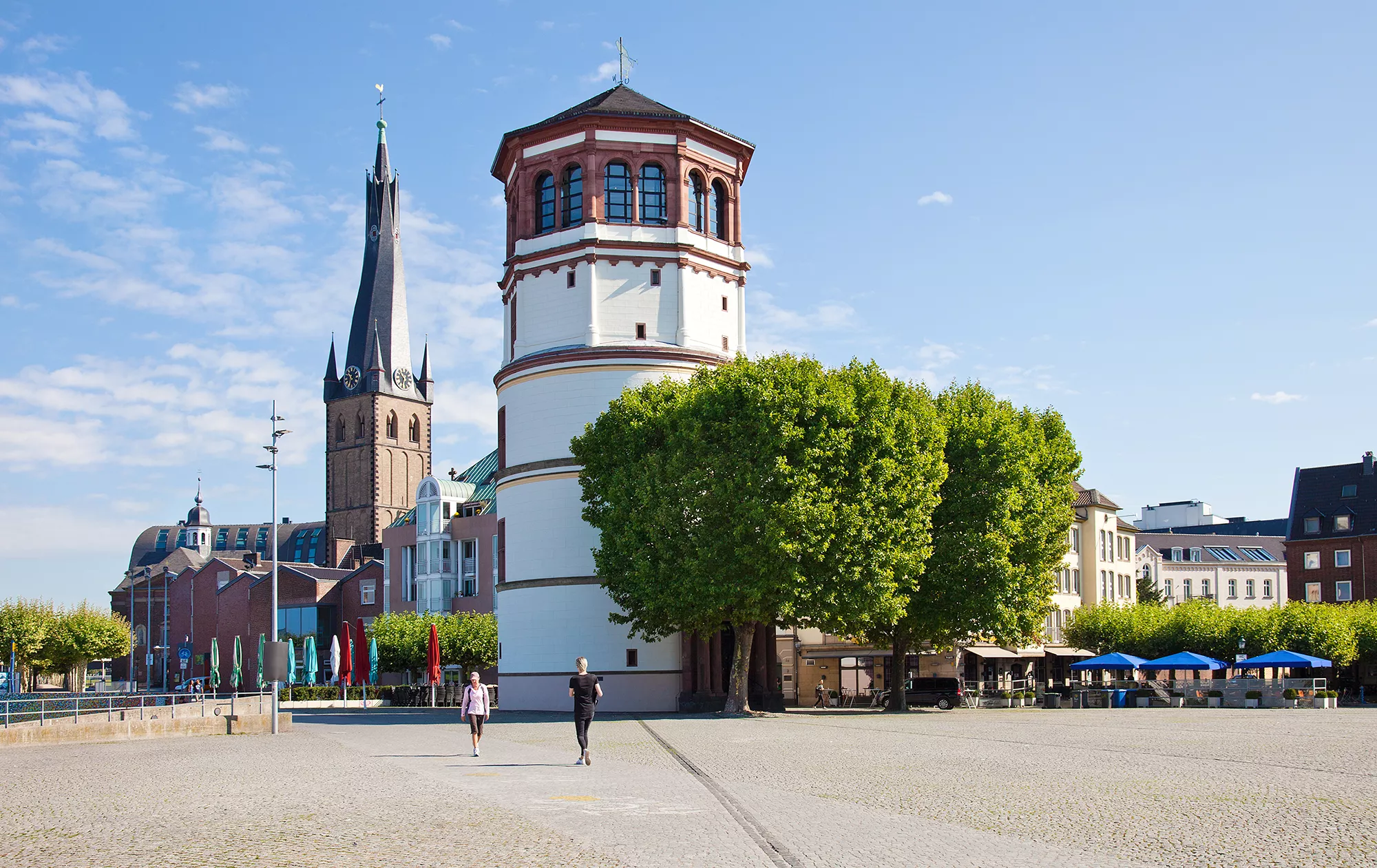 Schlossturm in der Stadt Düsseldorf