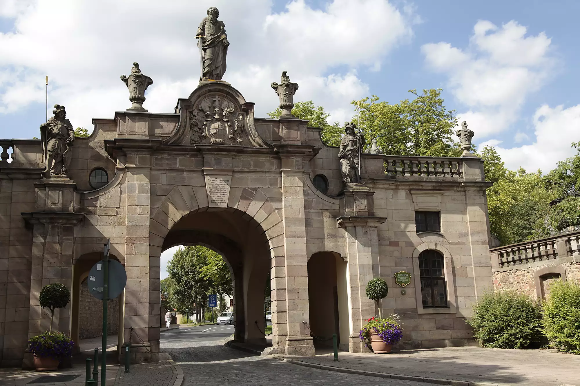 Durchgang durch das St. Paul Tor in Fulda
