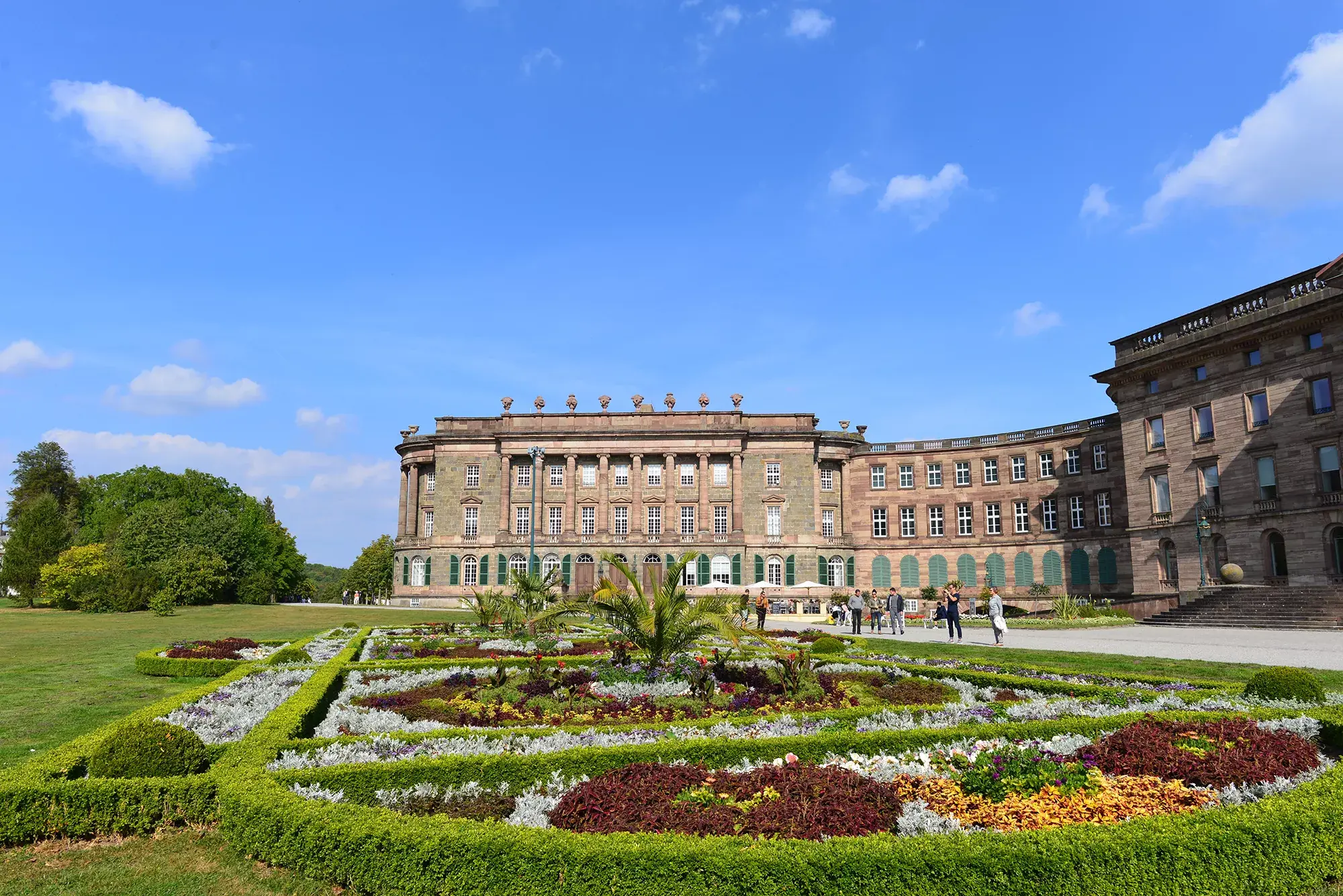 Schlossgarten mit Schloss Wilhelmshöhe