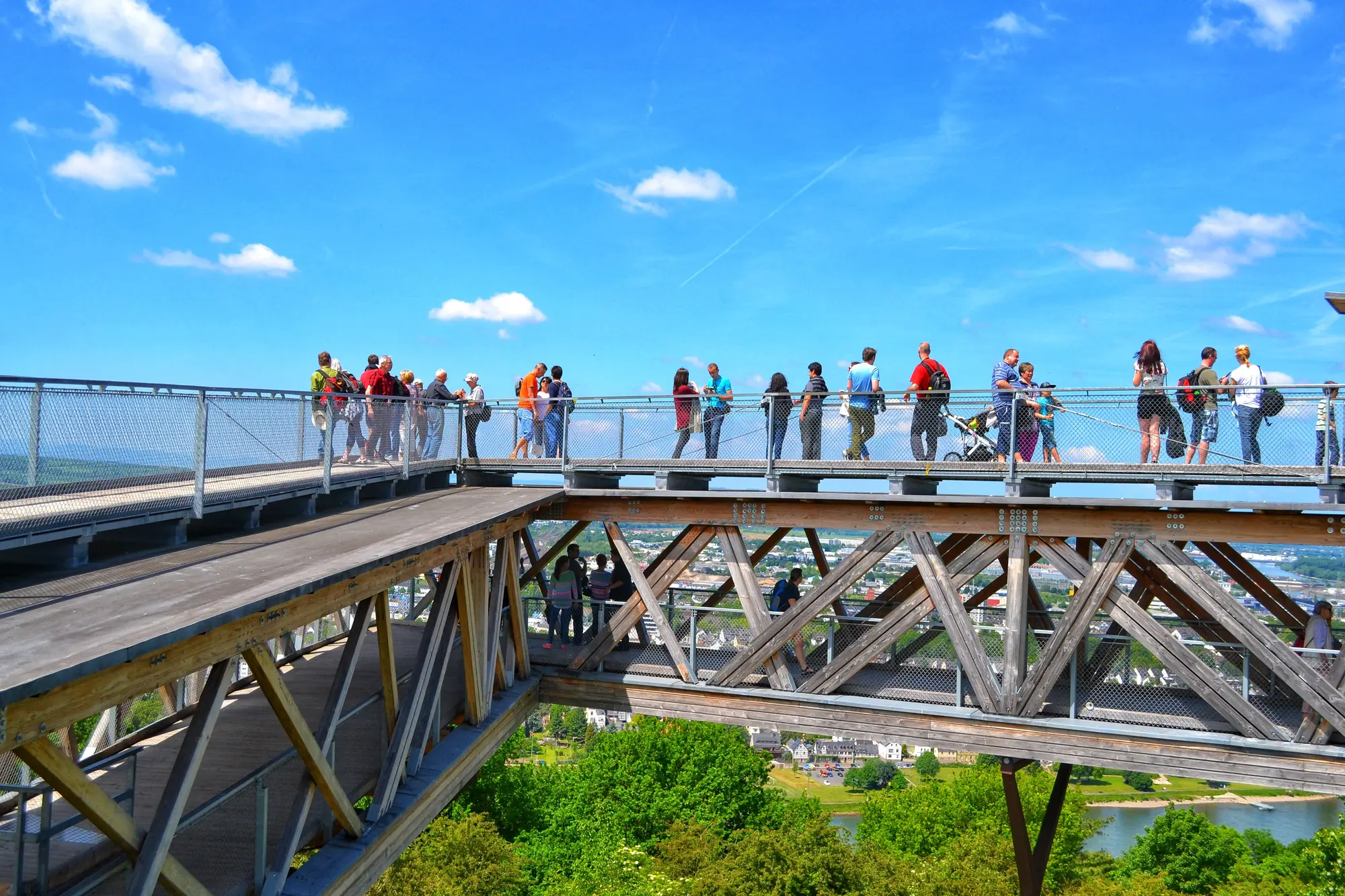 Koblenz, Aussichtsplattform Ehrenbreitstein