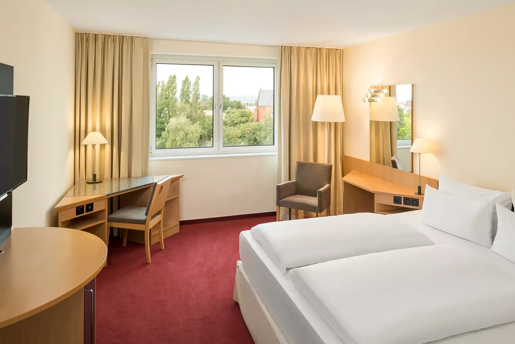 Doppelzimmer Standard im NH Dresden Neustadt