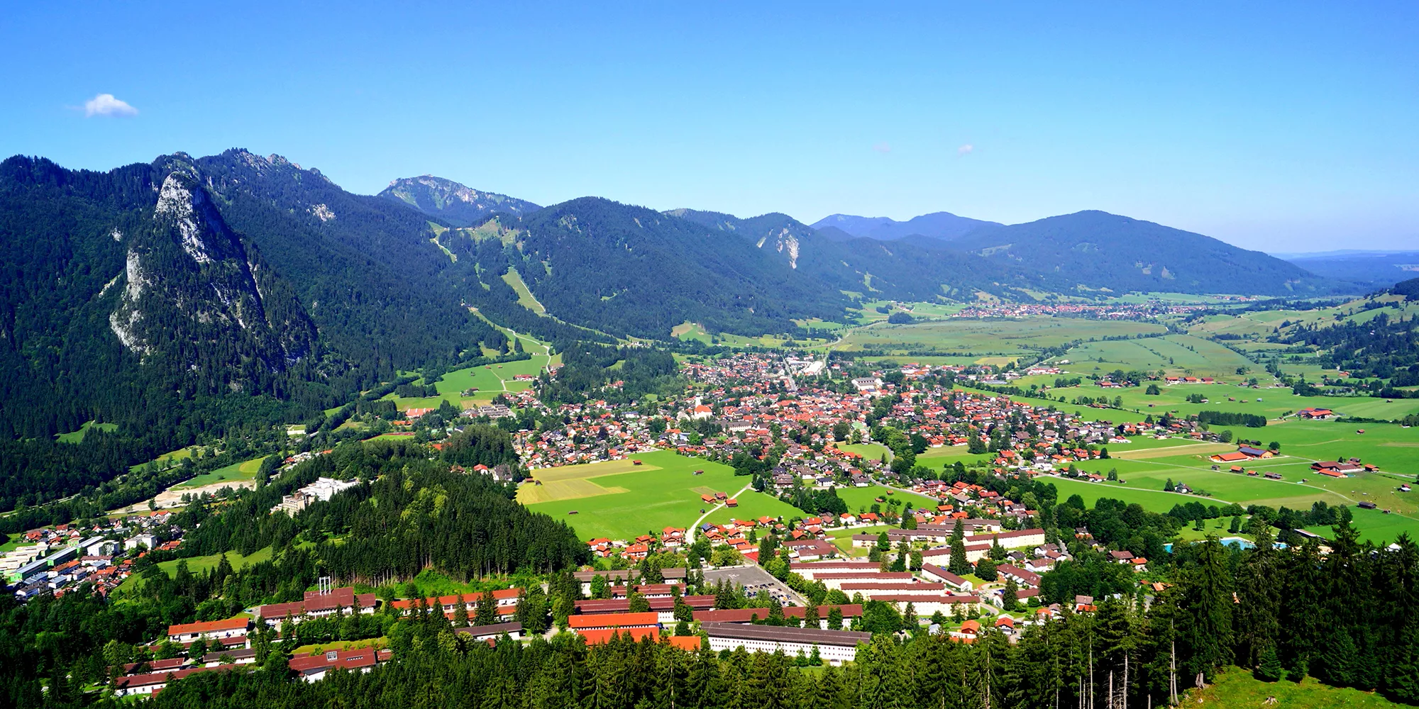 Panorama von Oberammergau