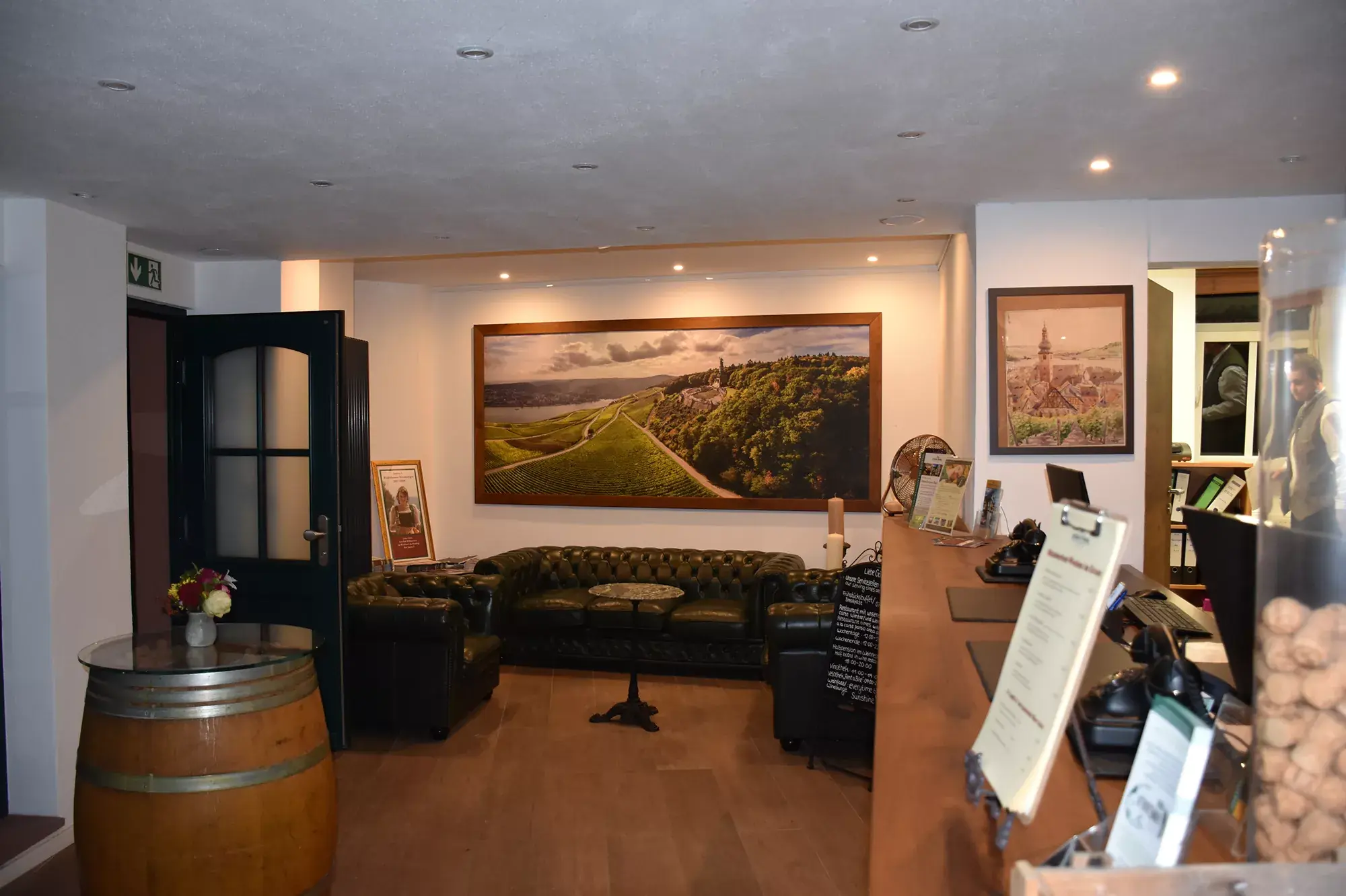 Lobby im Hotel Zum grünen Kranz