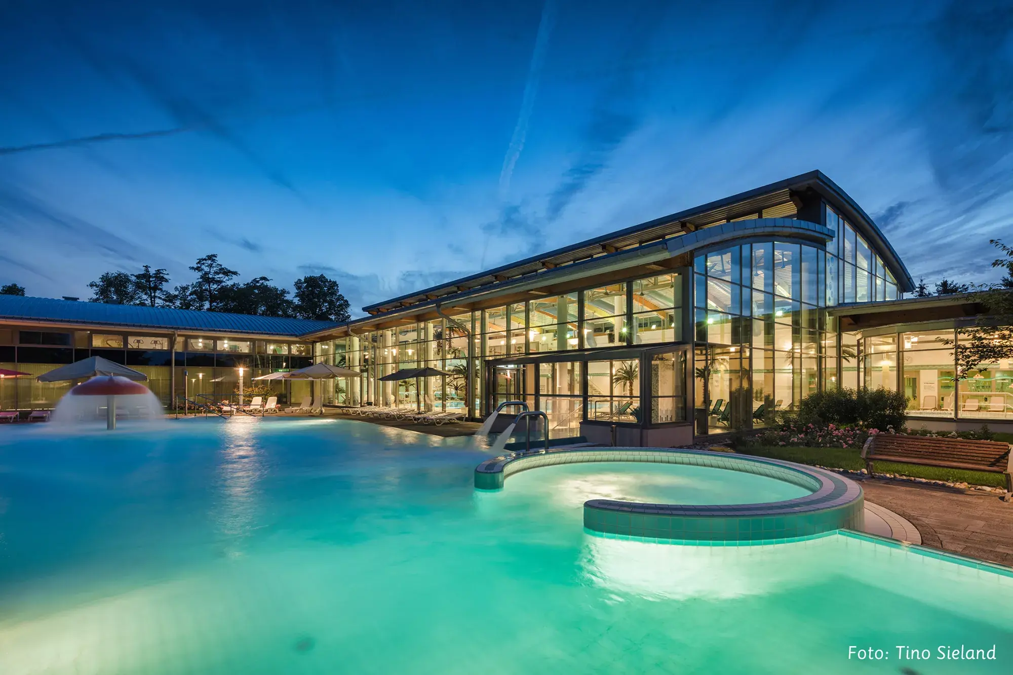 Außenpool, Friederiken Therme, Santé Royale Hotel Bad Langensalza