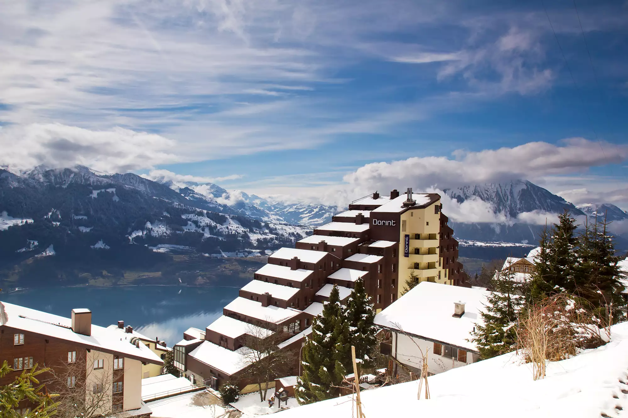 Beatenberg, Dorint Hotel im Winter