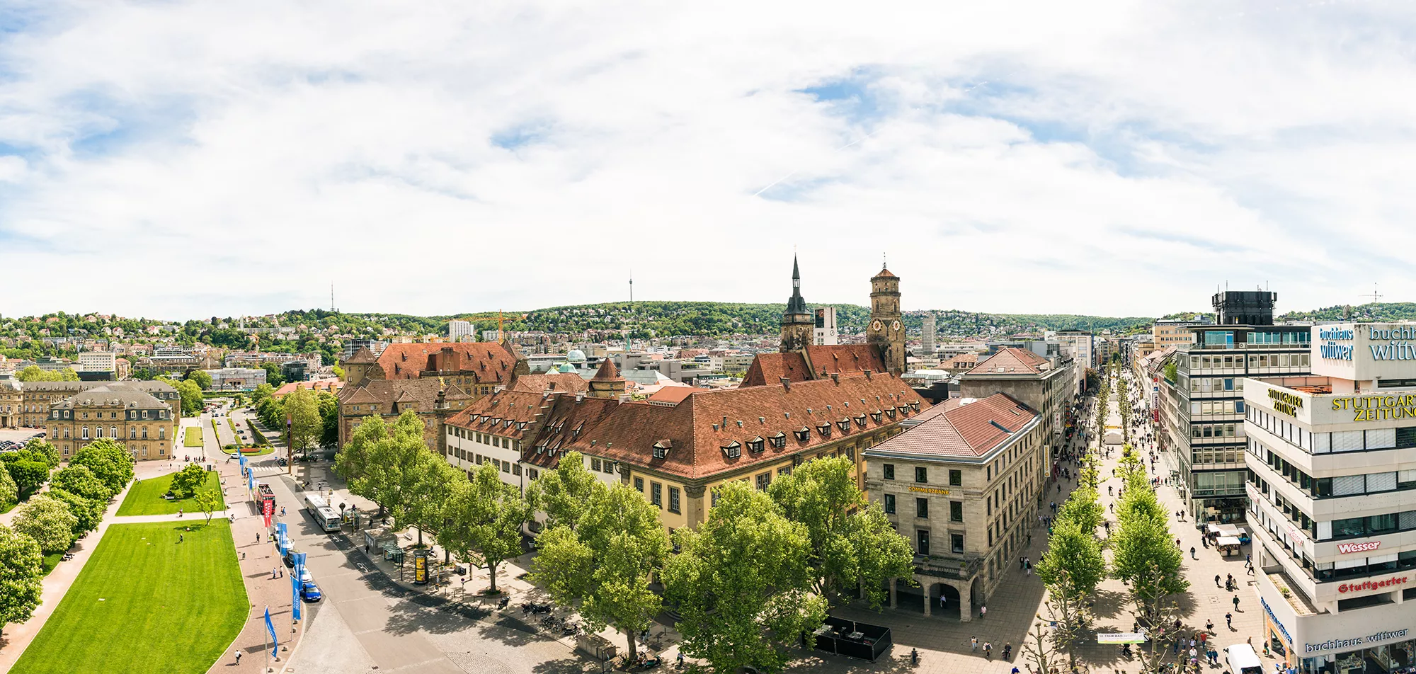 Panoramablick über Stuttgart