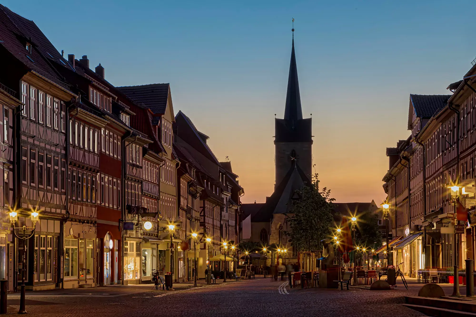 Teistungen Duderstadt bei Nacht