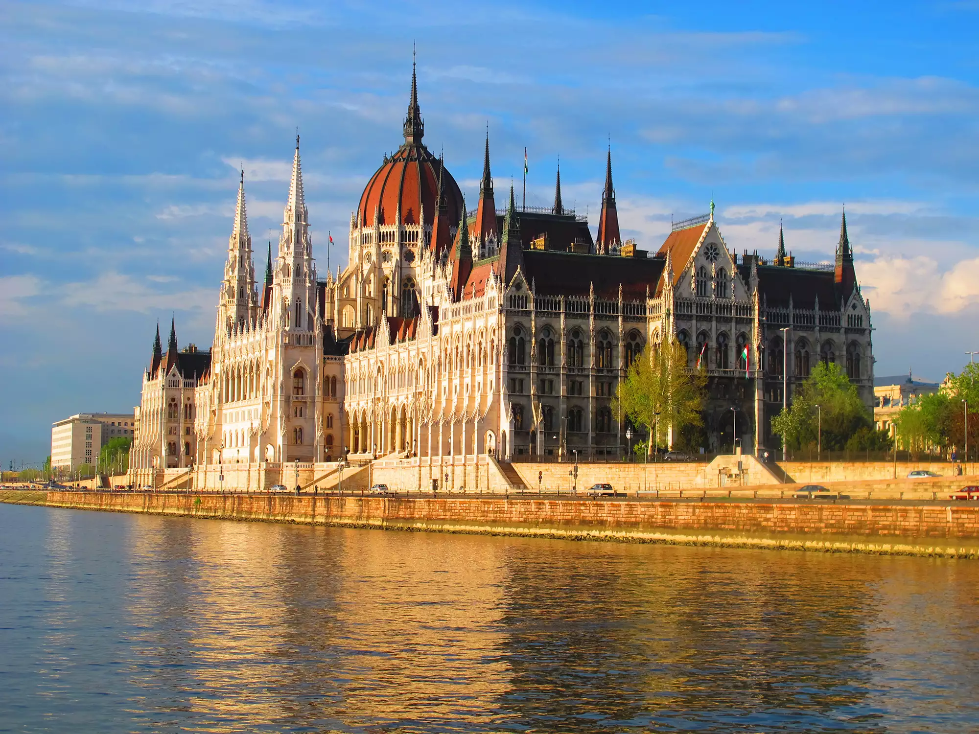 Parlament in der Stadt Budapest