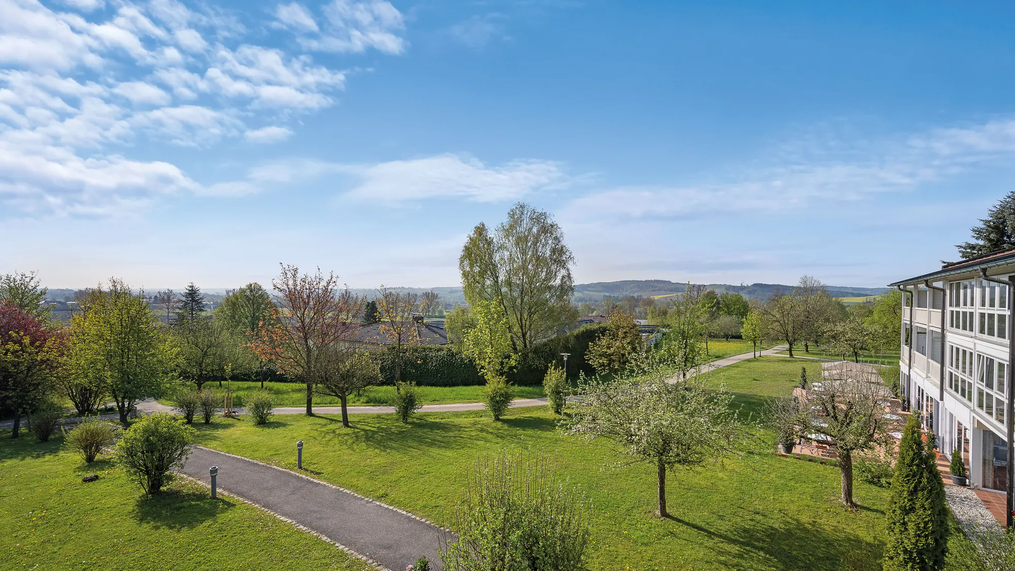 Ausblick vom Best Western Aparthotel Birnbachhöhe